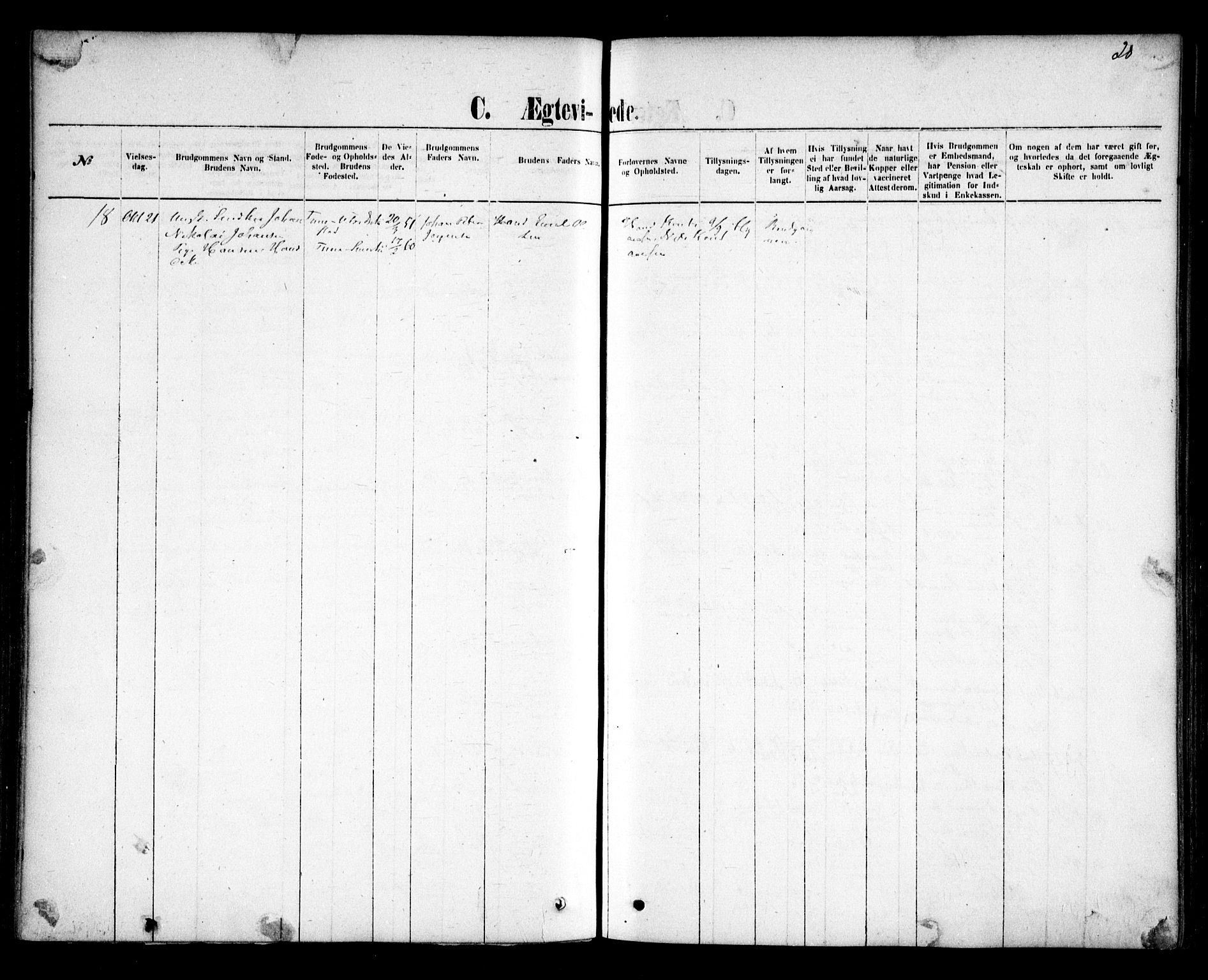 Glemmen prestekontor Kirkebøker, AV/SAO-A-10908/F/Fa/L0009: Parish register (official) no. 9, 1871-1878, p. 285