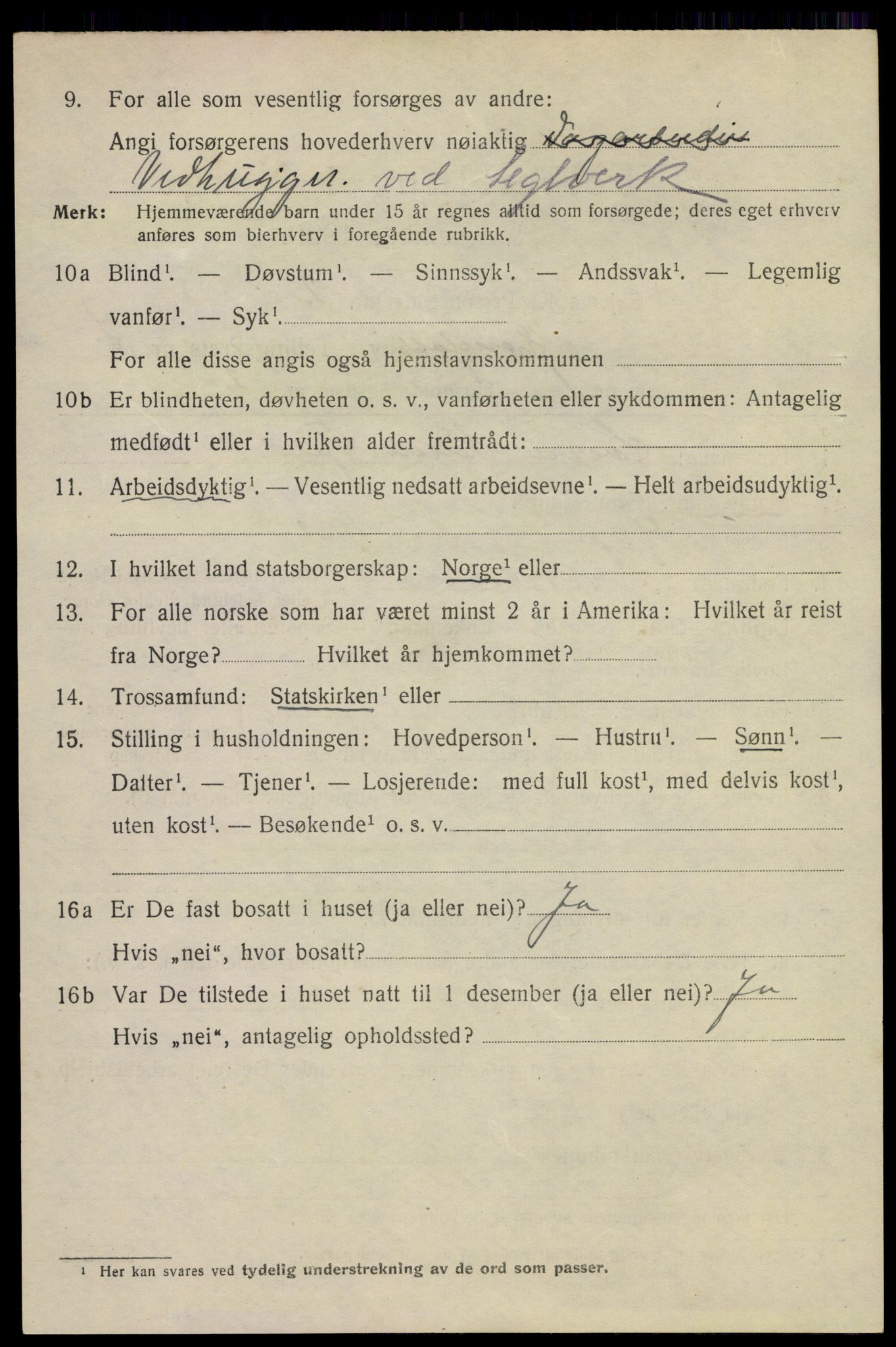 SAKO, 1920 census for Hønefoss, 1920, p. 7857