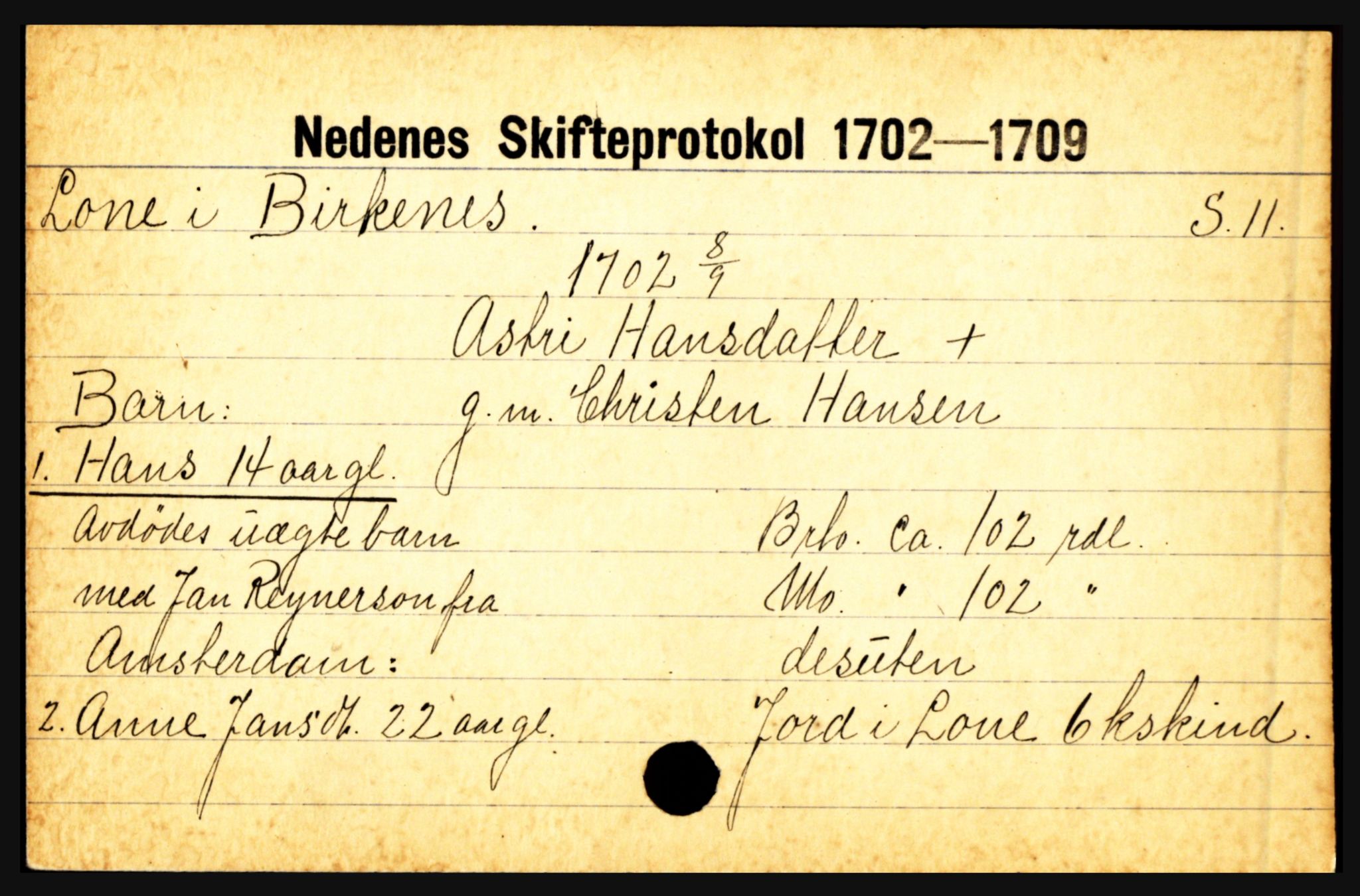 Nedenes sorenskriveri før 1824, AV/SAK-1221-0007/H, p. 18193