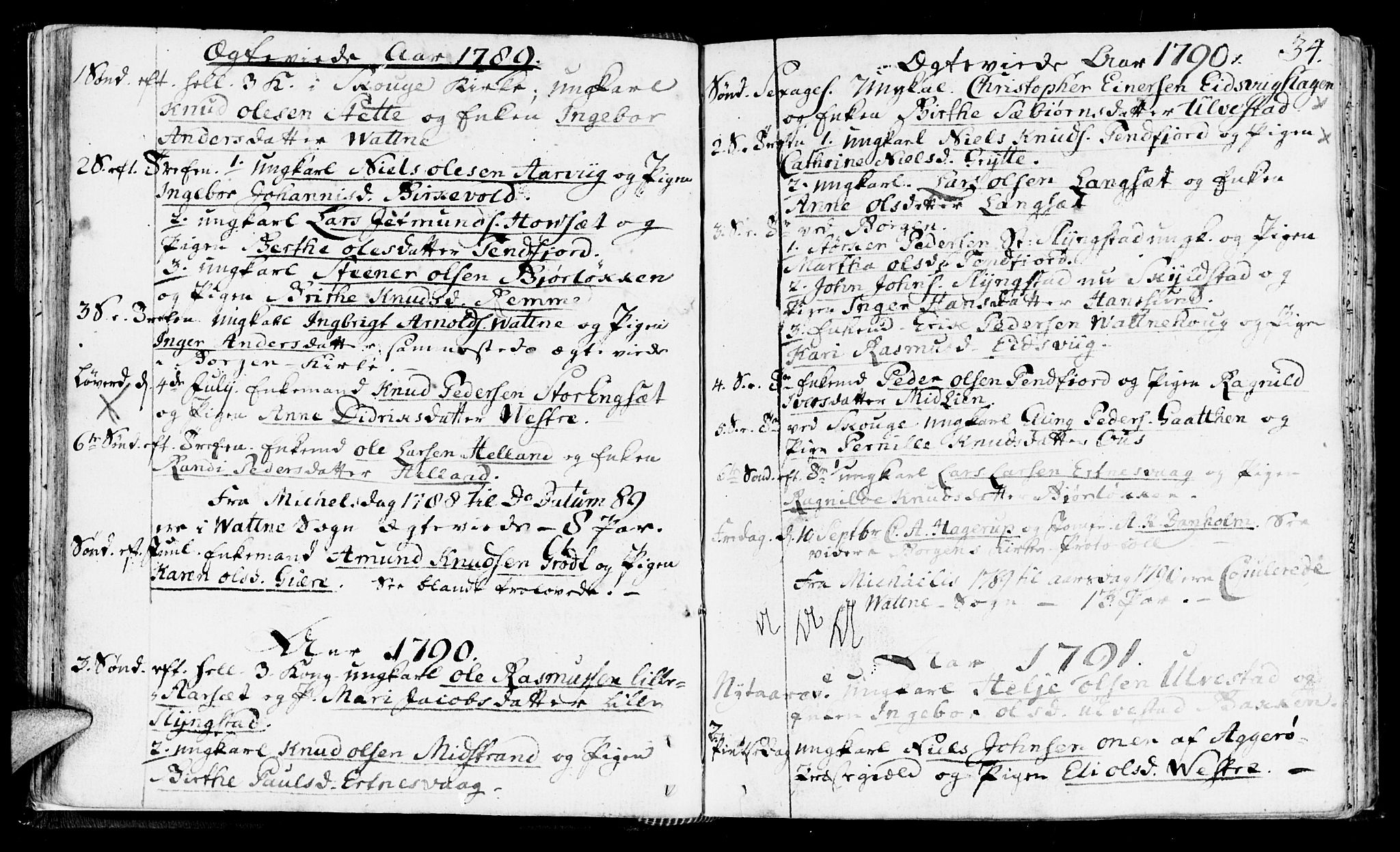 Ministerialprotokoller, klokkerbøker og fødselsregistre - Møre og Romsdal, AV/SAT-A-1454/525/L0372: Parish register (official) no. 525A02, 1778-1817, p. 34