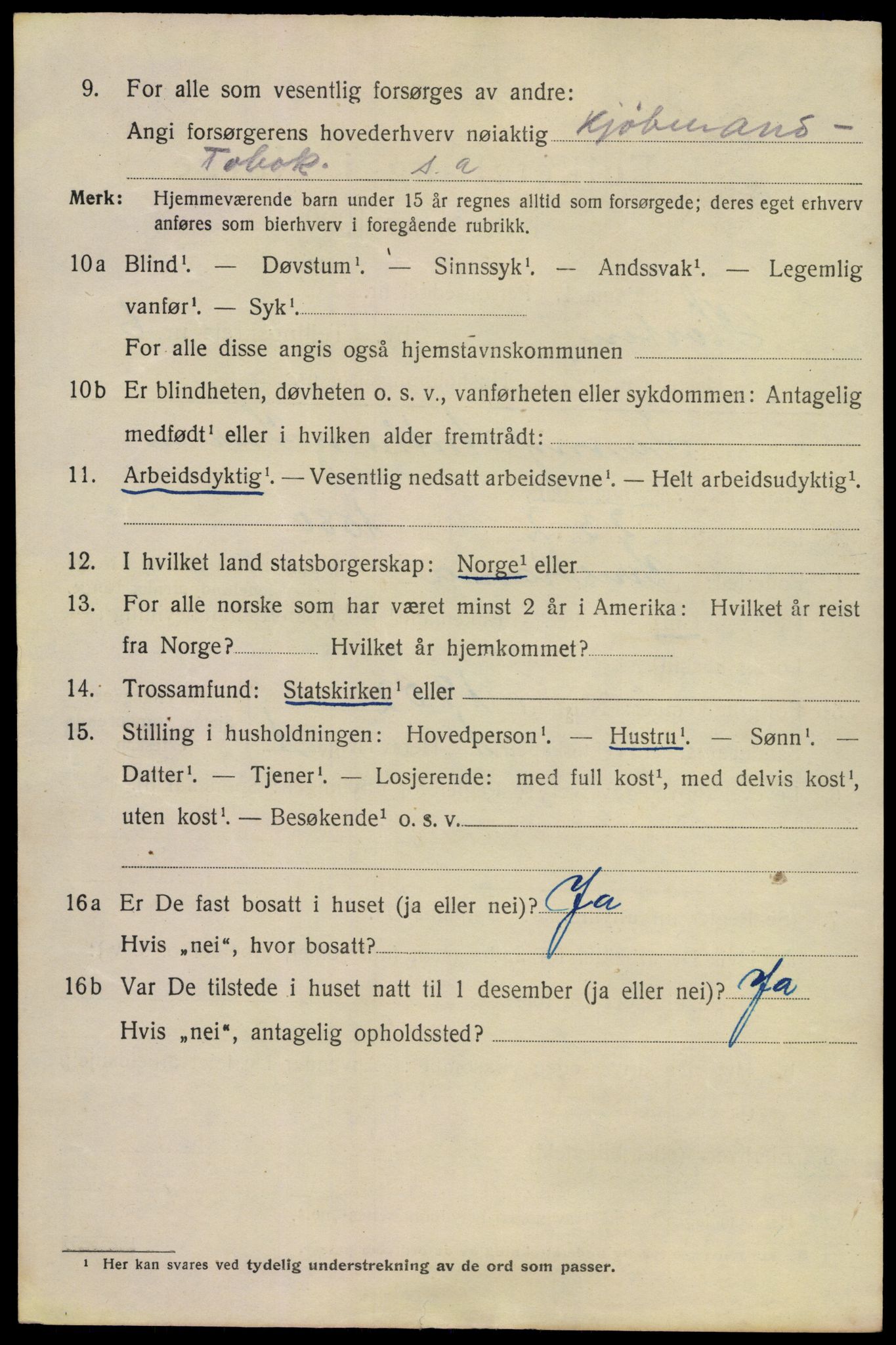 SAKO, 1920 census for Horten, 1920, p. 22276