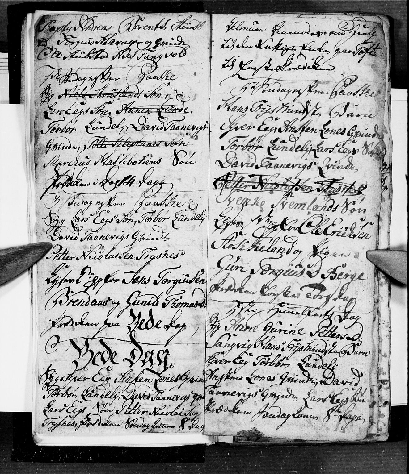 Søgne sokneprestkontor, SAK/1111-0037/F/Fb/Fbb/L0001: Parish register (copy) no. B 1, 1779-1802, p. 2