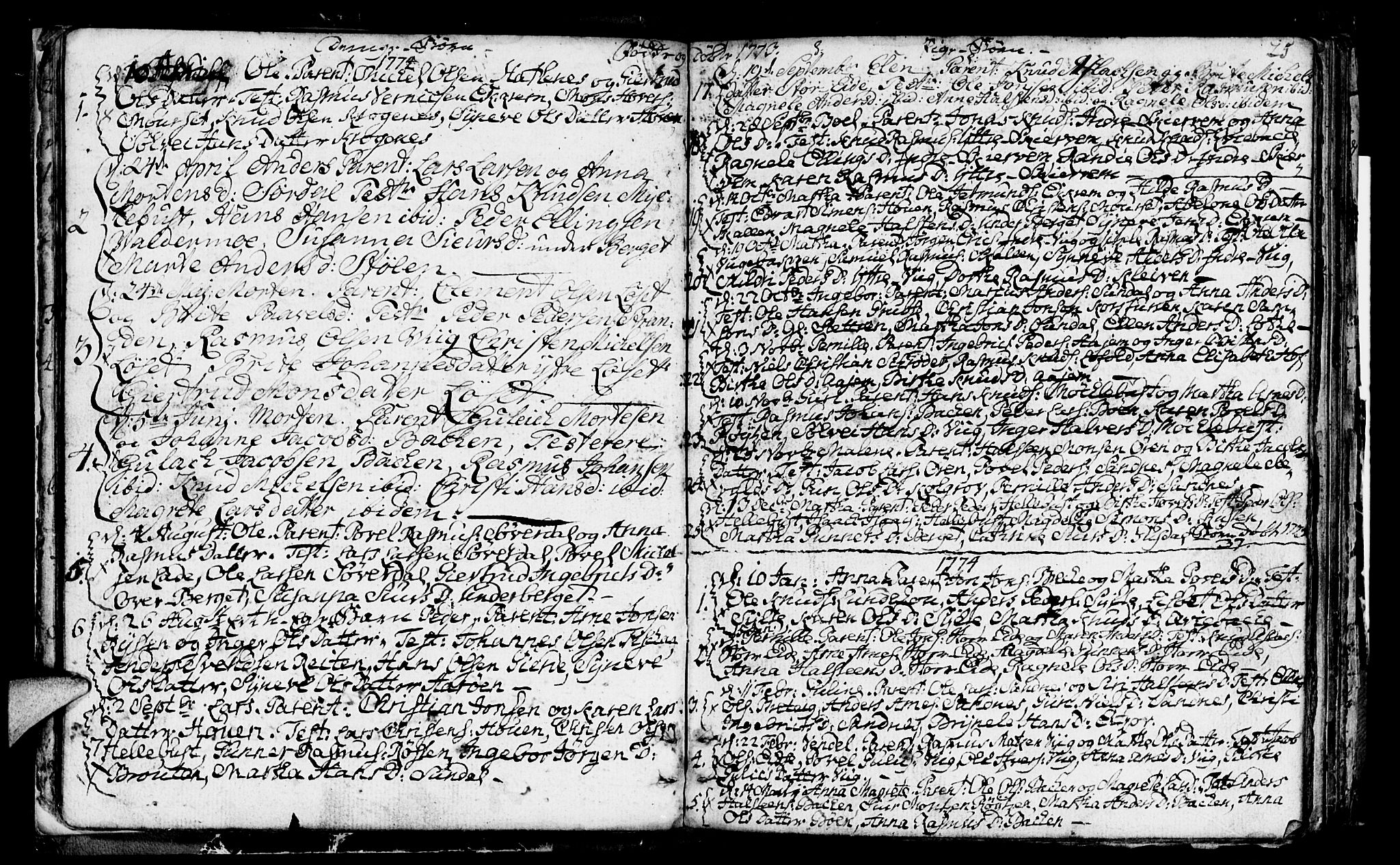 Ministerialprotokoller, klokkerbøker og fødselsregistre - Møre og Romsdal, SAT/A-1454/501/L0002: Parish register (official) no. 501A02, 1760-1816, p. 25