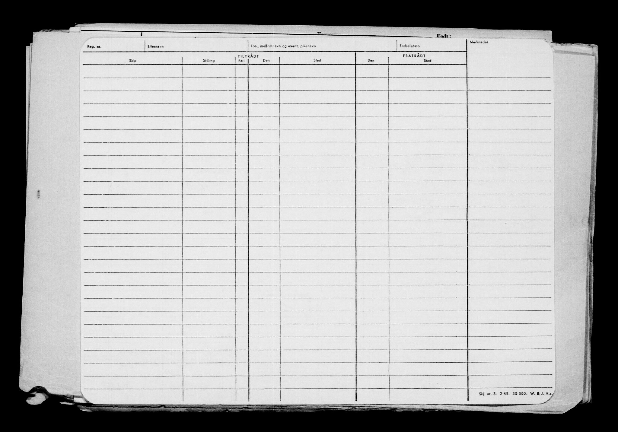 Direktoratet for sjømenn, AV/RA-S-3545/G/Gb/L0221: Hovedkort, 1923, p. 694