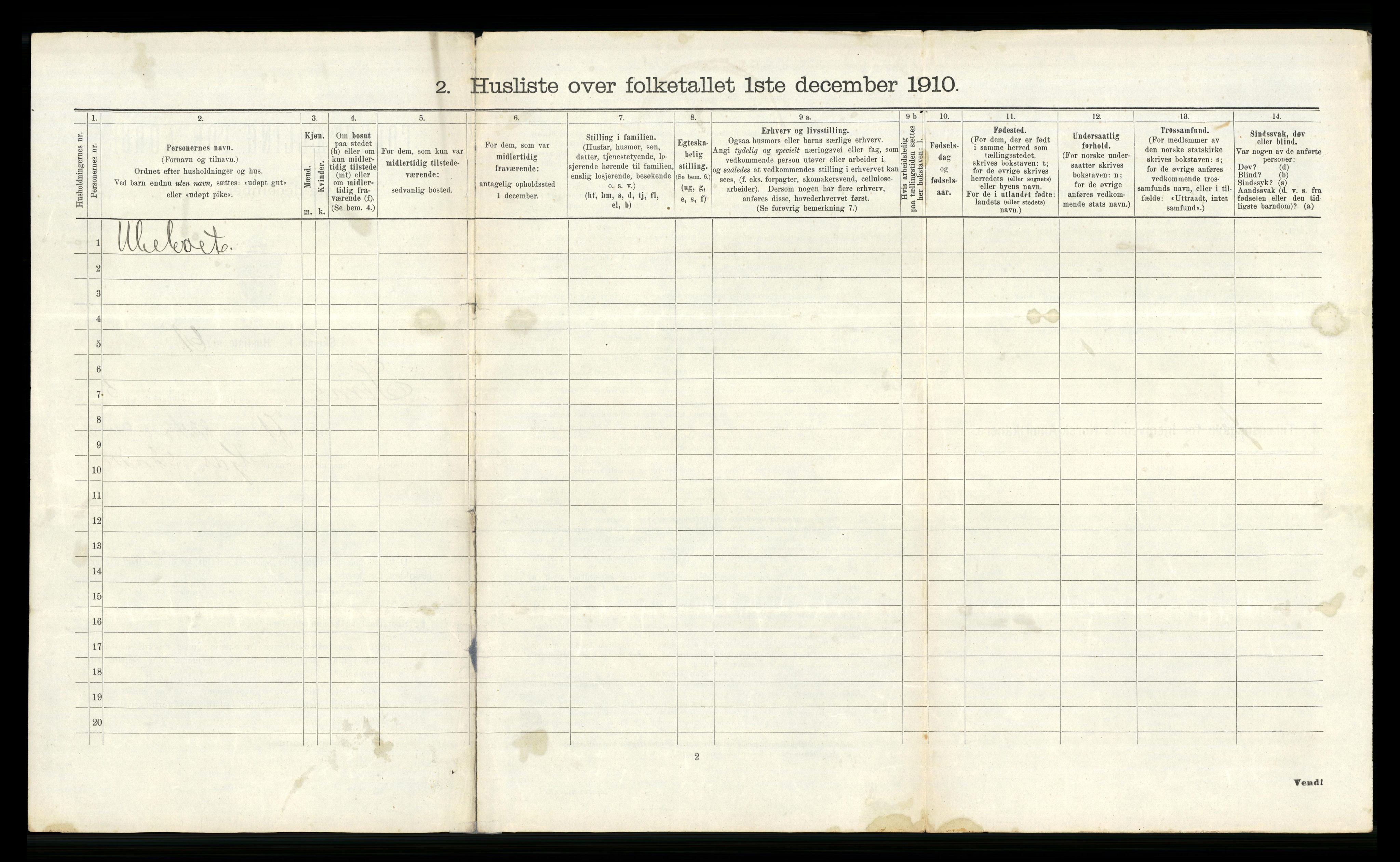 RA, 1910 census for Sem, 1910, p. 773