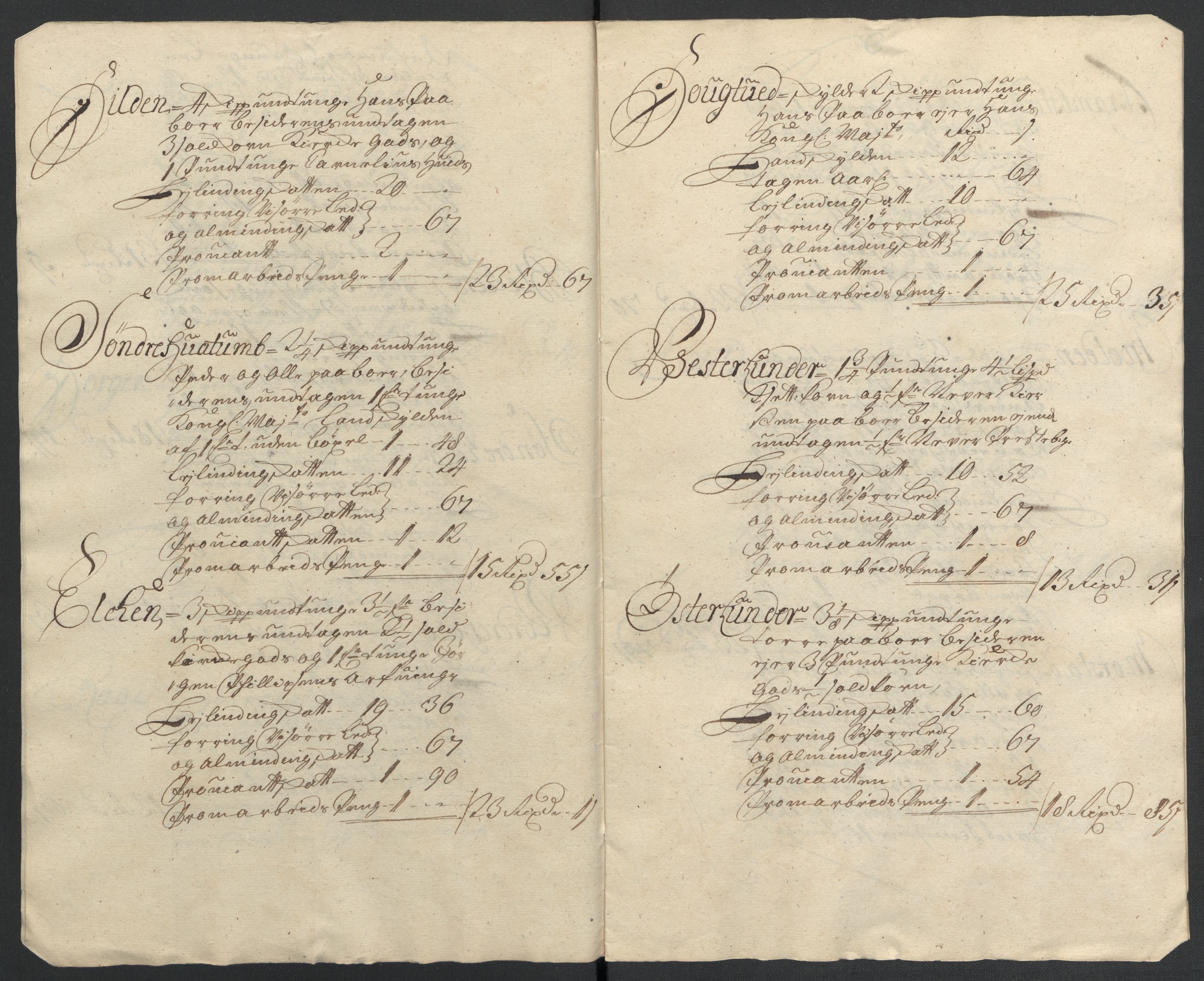 Rentekammeret inntil 1814, Reviderte regnskaper, Fogderegnskap, AV/RA-EA-4092/R18/L1307: Fogderegnskap Hadeland, Toten og Valdres, 1710, p. 138