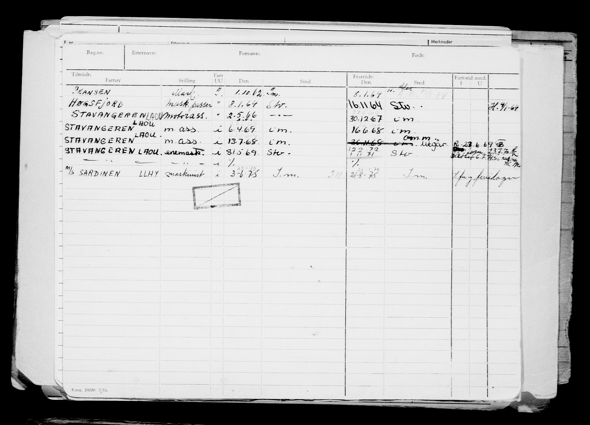 Direktoratet for sjømenn, AV/RA-S-3545/G/Gb/L0086: Hovedkort, 1909, p. 378