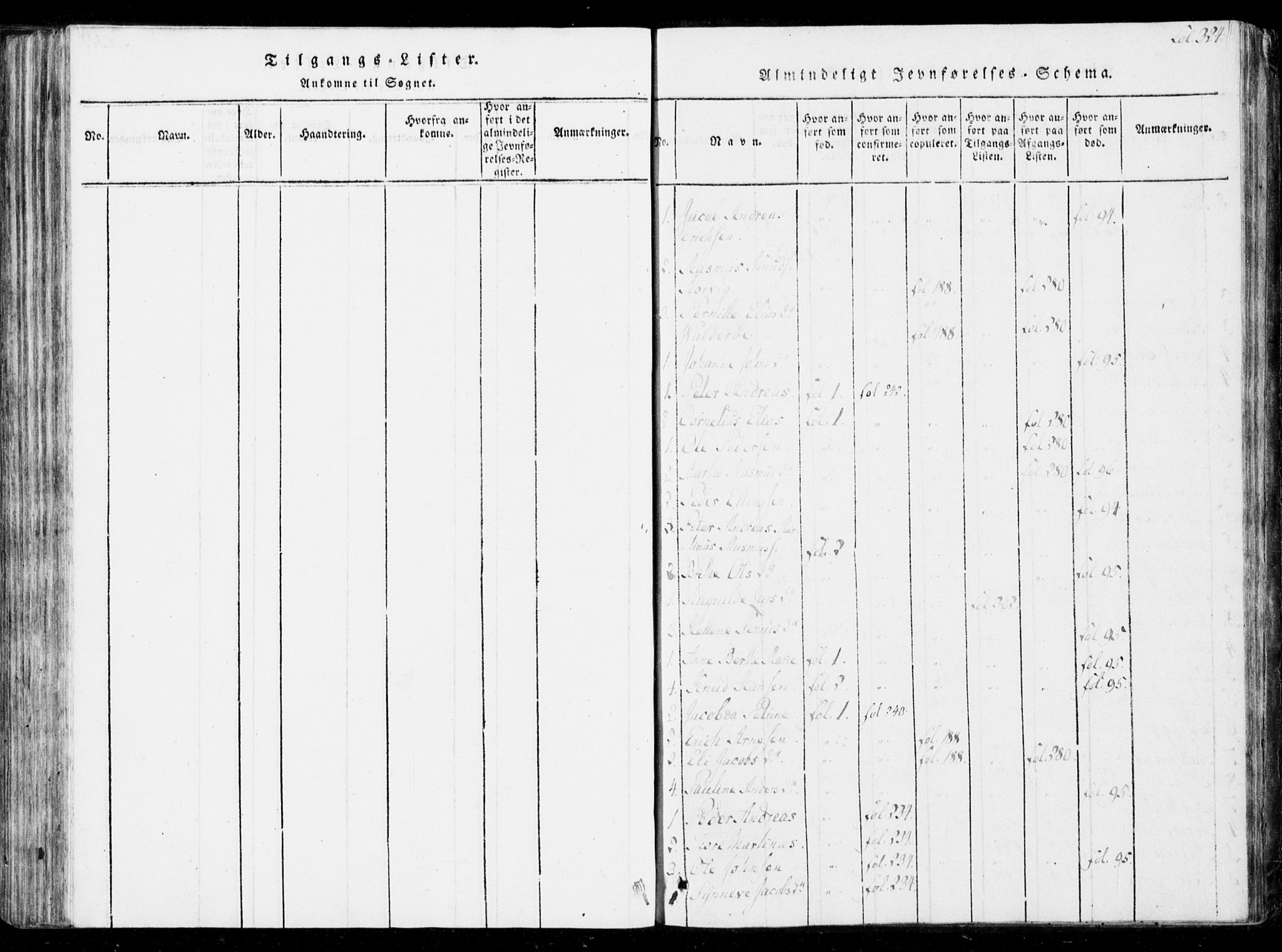 Ministerialprotokoller, klokkerbøker og fødselsregistre - Møre og Romsdal, SAT/A-1454/537/L0517: Parish register (official) no. 537A01, 1818-1862, p. 324