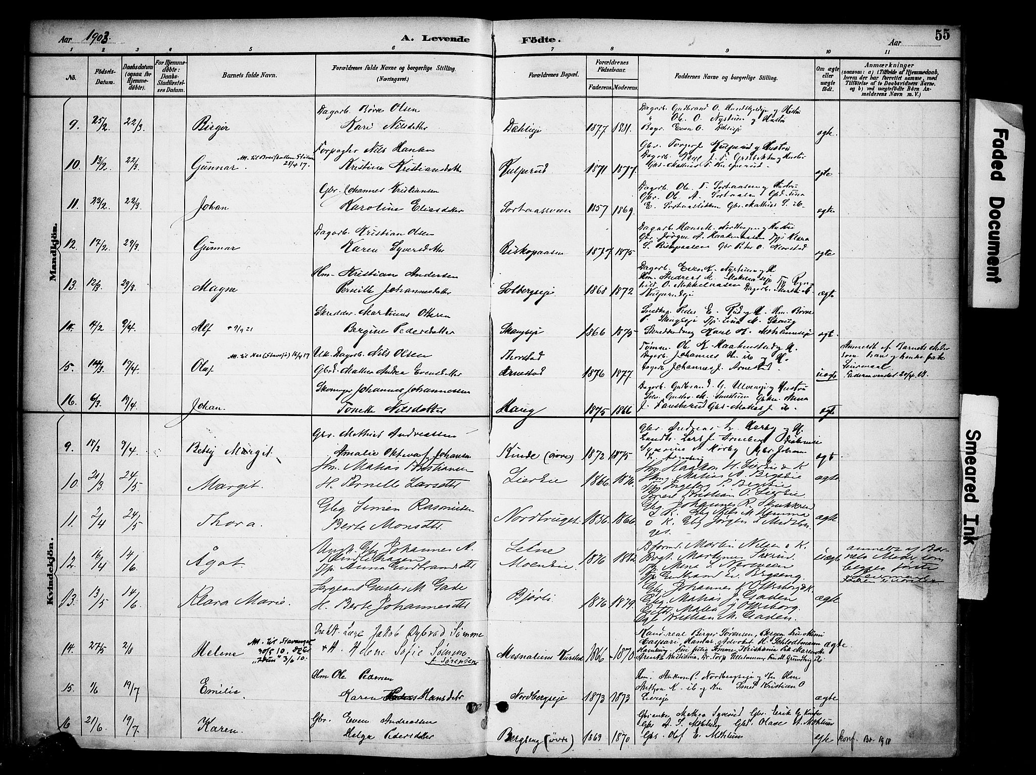 Ringsaker prestekontor, AV/SAH-PREST-014/K/Ka/L0015: Parish register (official) no. 15, 1891-1904, p. 55