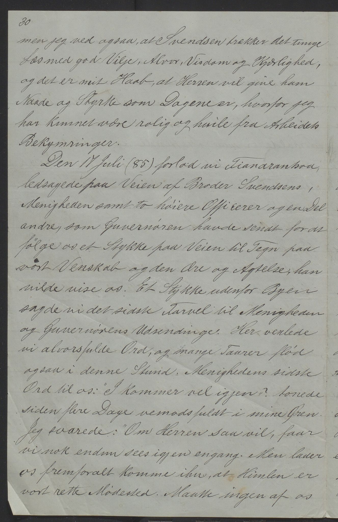 Det Norske Misjonsselskap - hovedadministrasjonen, VID/MA-A-1045/D/Da/Daa/L0036/0011: Konferansereferat og årsberetninger / Konferansereferat fra Madagaskar Innland., 1886, p. 30