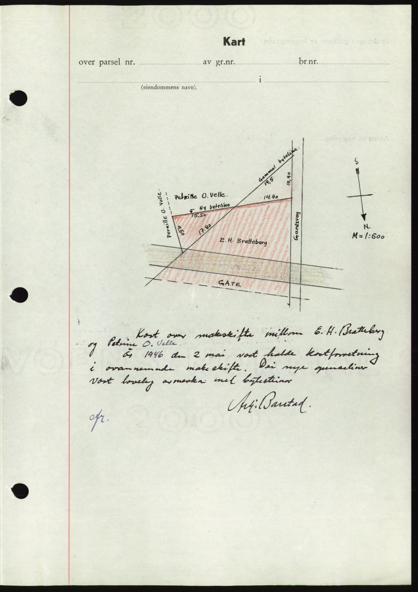 Søre Sunnmøre sorenskriveri, AV/SAT-A-4122/1/2/2C/L0078: Mortgage book no. 4A, 1946-1946, Diary no: : 878/1946