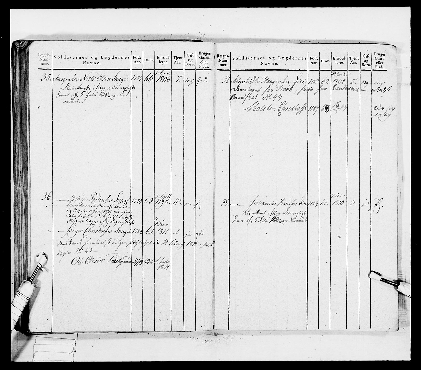 Generalitets- og kommissariatskollegiet, Det kongelige norske kommissariatskollegium, AV/RA-EA-5420/E/Eh/L0036a: Nordafjelske gevorbne infanteriregiment, 1813, p. 411