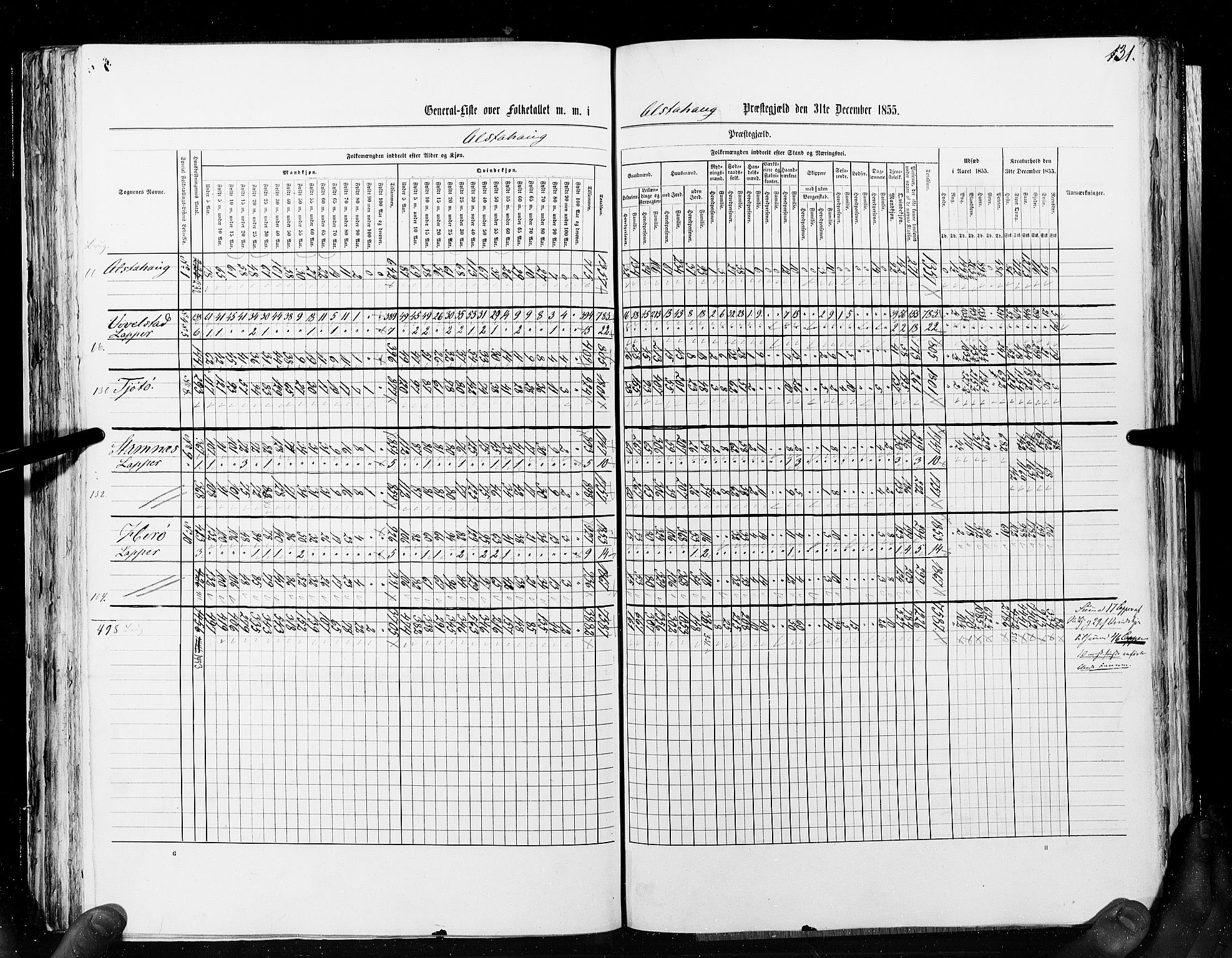 RA, Census 1855, vol. 6A: Nordre Trondhjem amt og Nordland amt, 1855, p. 131