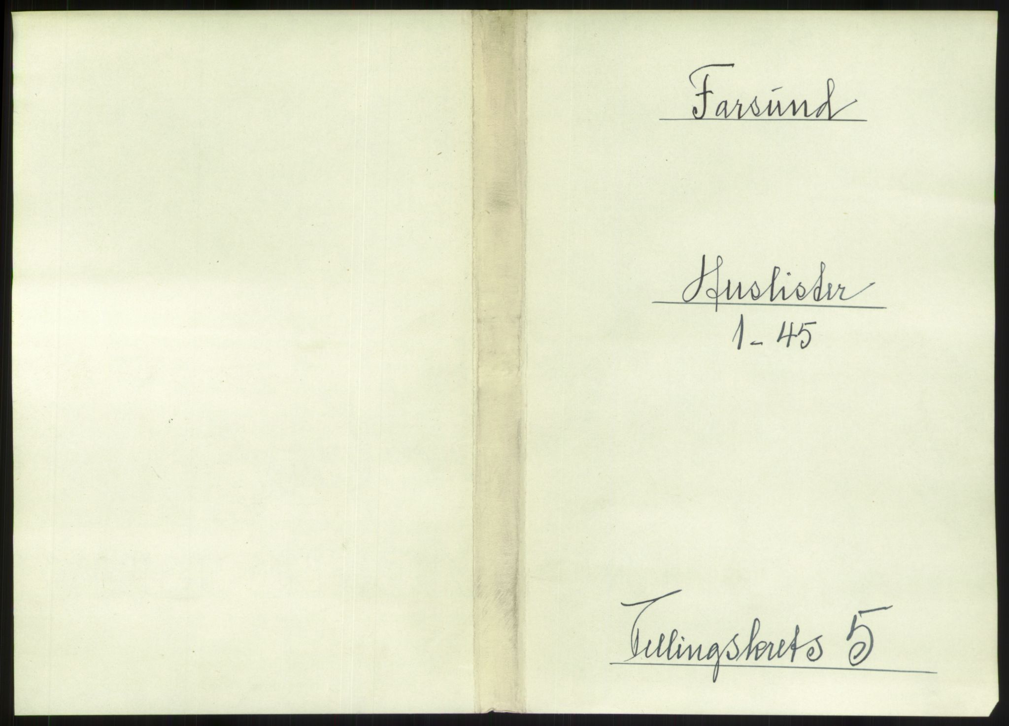 RA, 1891 census for 1003 Farsund, 1891, p. 414
