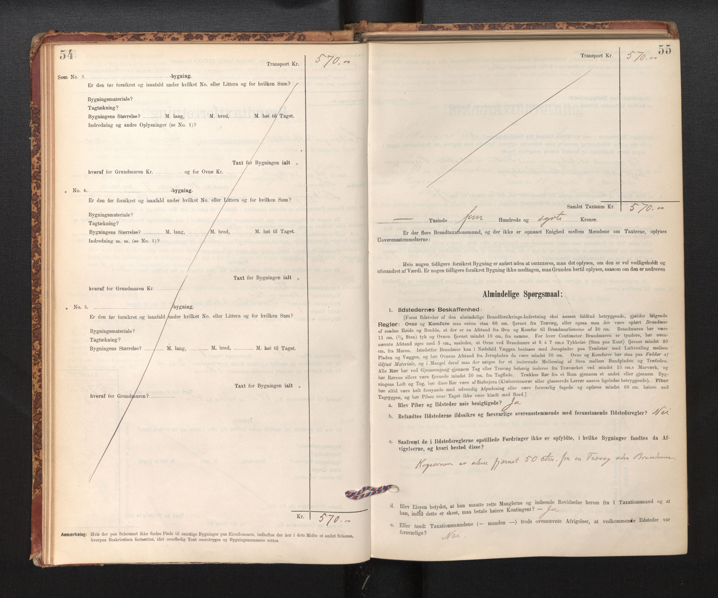 Lensmannen i Leikanger, AV/SAB-A-29201/0012/L0004: Branntakstprotokoll, skjematakst, 1894-1903, p. 54-55