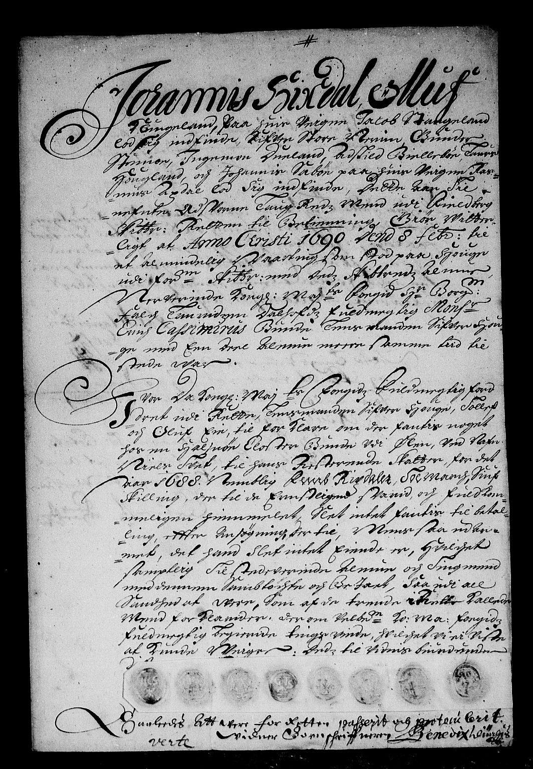 Rentekammeret inntil 1814, Reviderte regnskaper, Stiftamtstueregnskaper, Bergen stiftamt, AV/RA-EA-6043/R/Rc/L0090: Bergen stiftamt, 1689