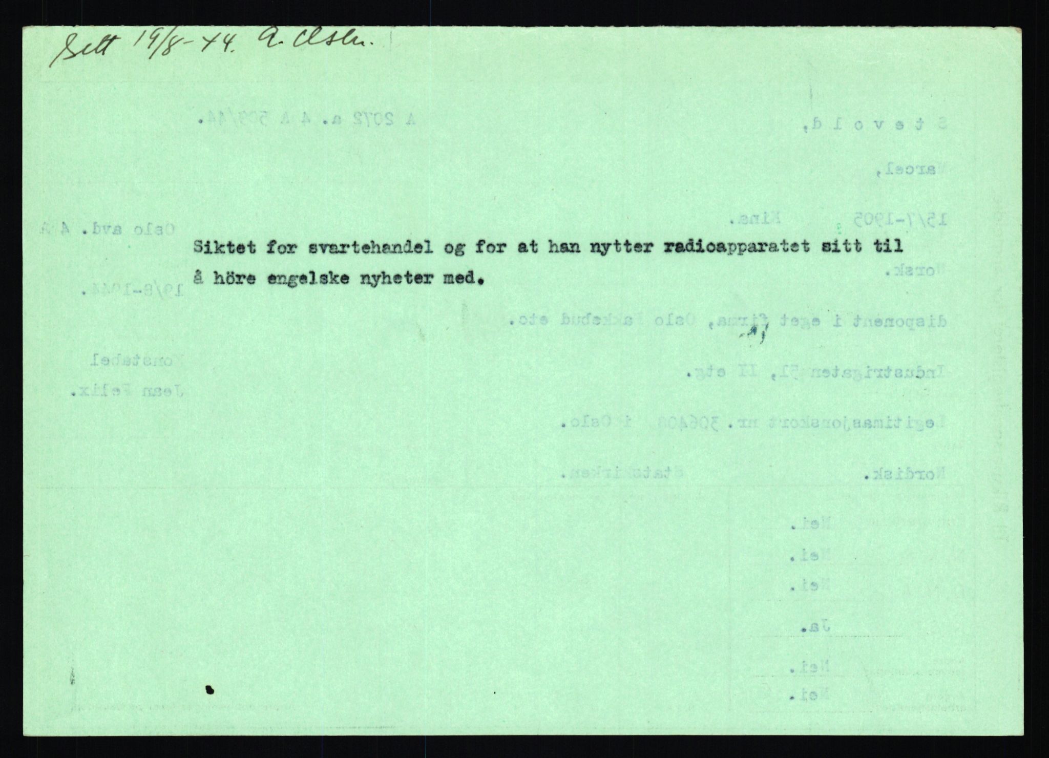 Statspolitiet - Hovedkontoret / Osloavdelingen, AV/RA-S-1329/C/Ca/L0014: Seterlien - Svartås, 1943-1945, p. 3671