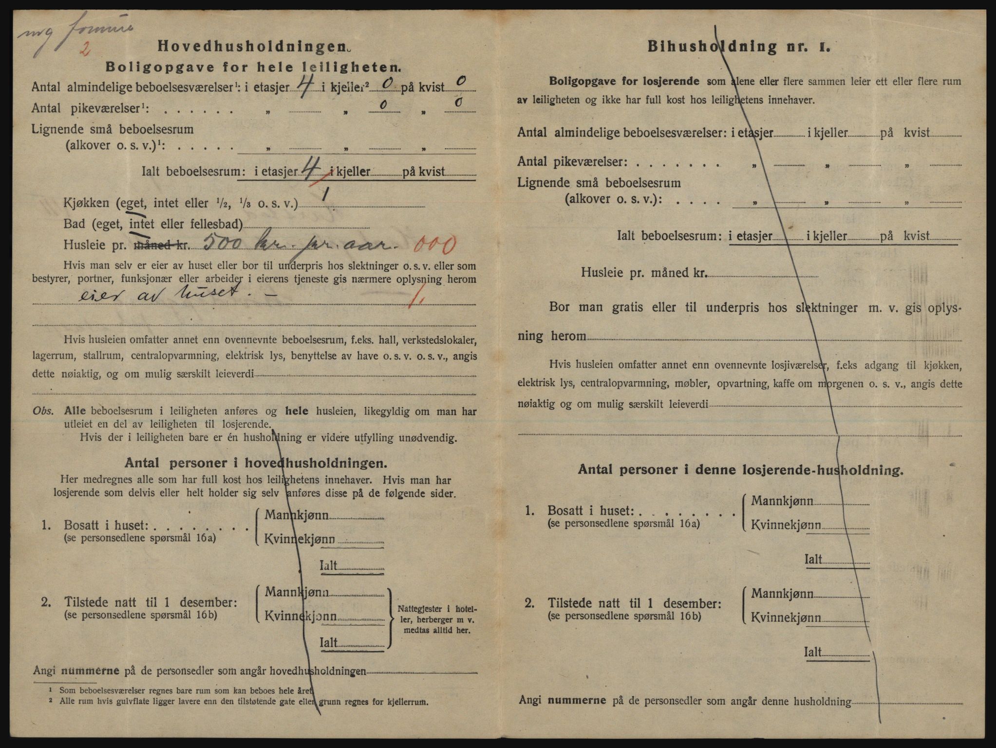 SATØ, 1920 census for Harstad, 1920, p. 2042