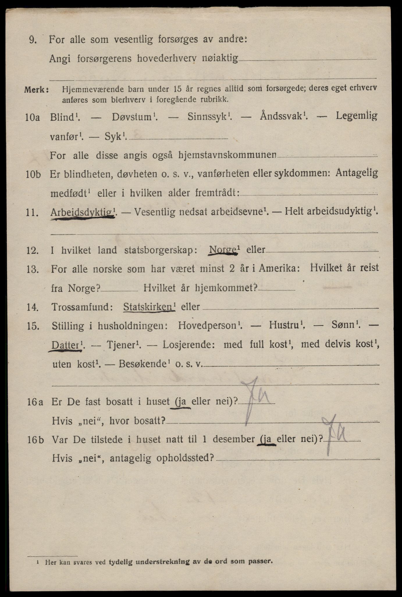 SAST, 1920 census for Stavanger, 1920, p. 113983