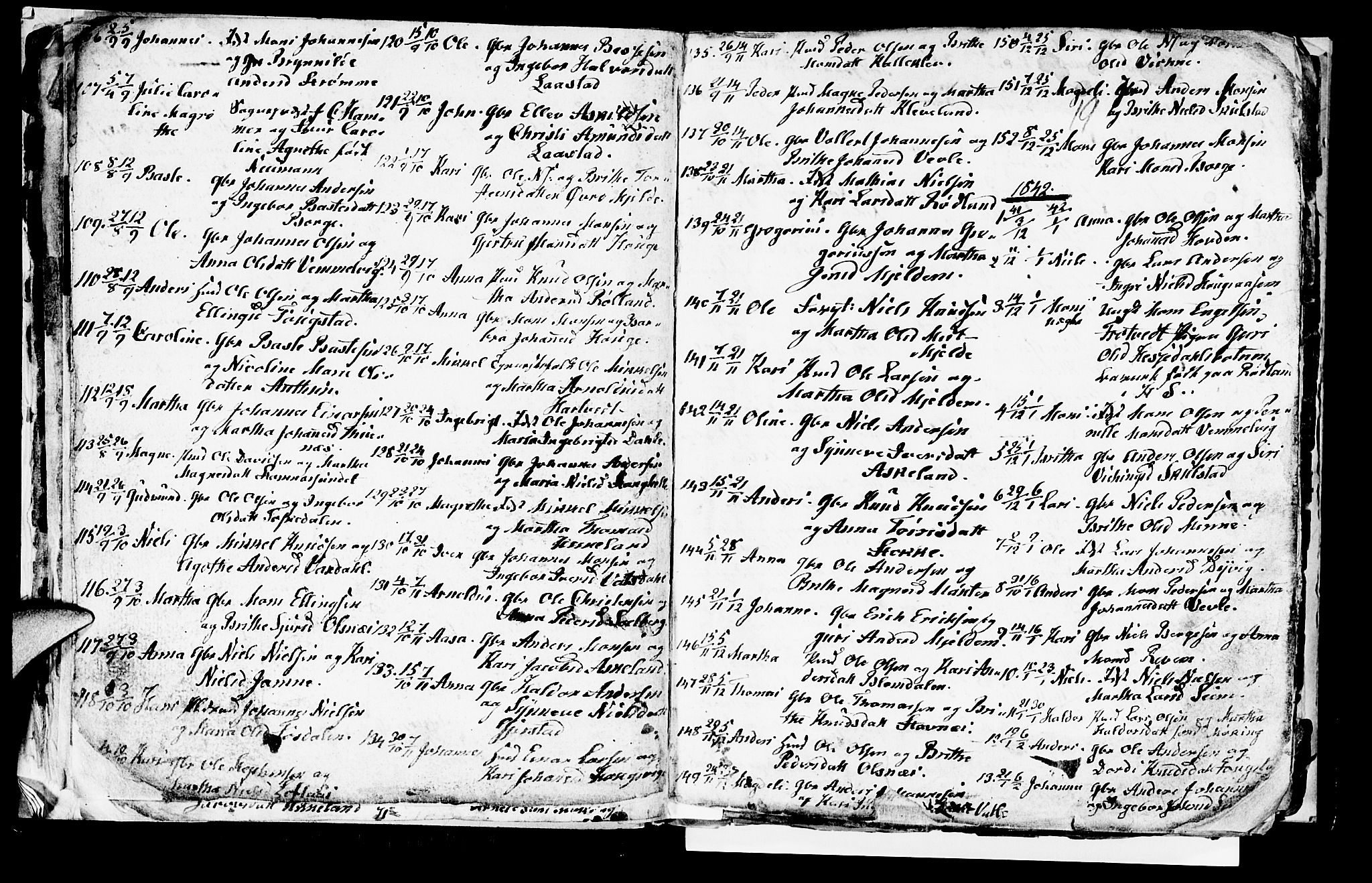Haus sokneprestembete, SAB/A-75601/H/Hab: Parish register (copy) no. A 1, 1830-1855, p. 19