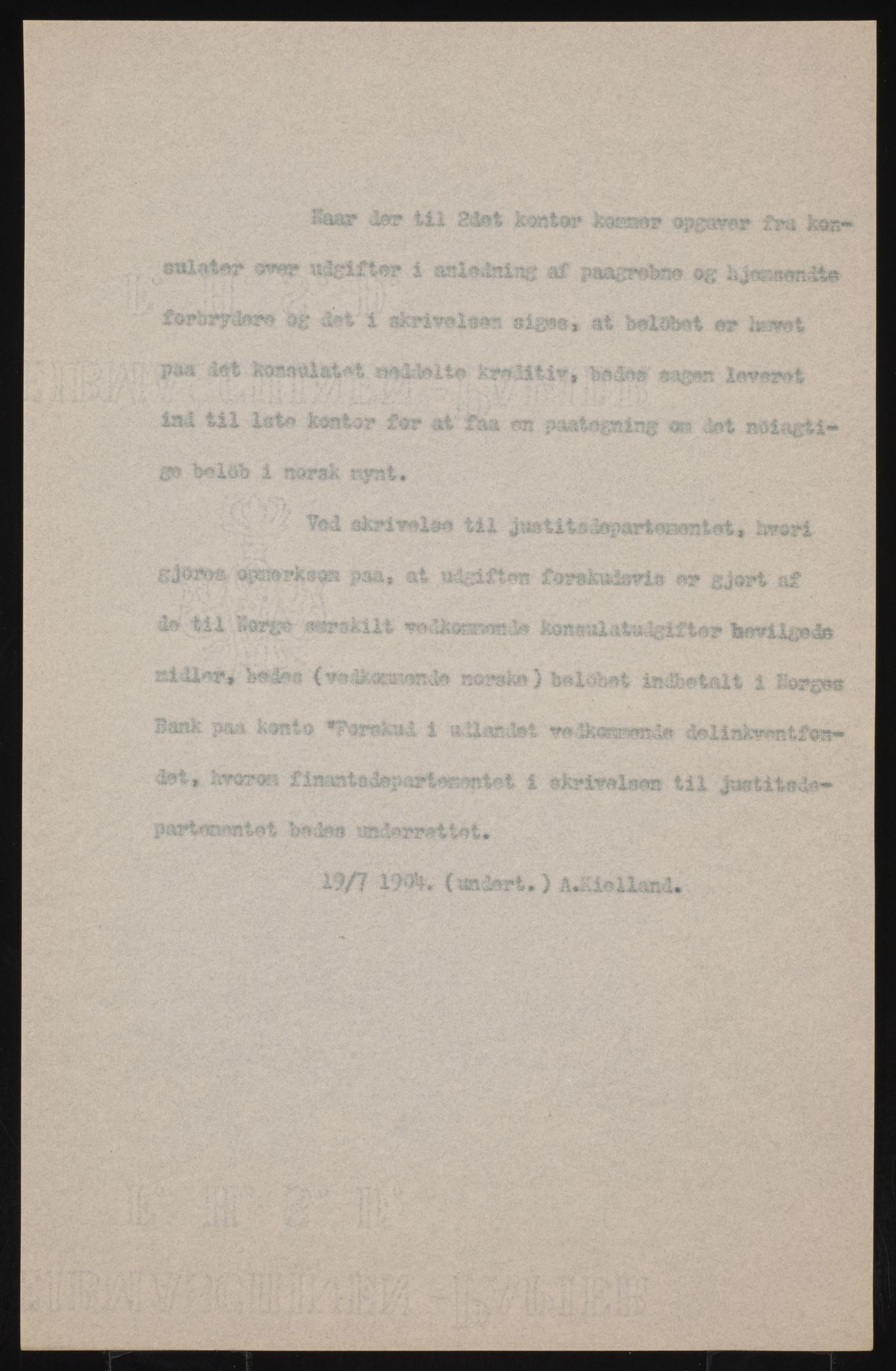 Utenriksdepartementet, AV/RA-S-2259, 1894-1906, p. 627