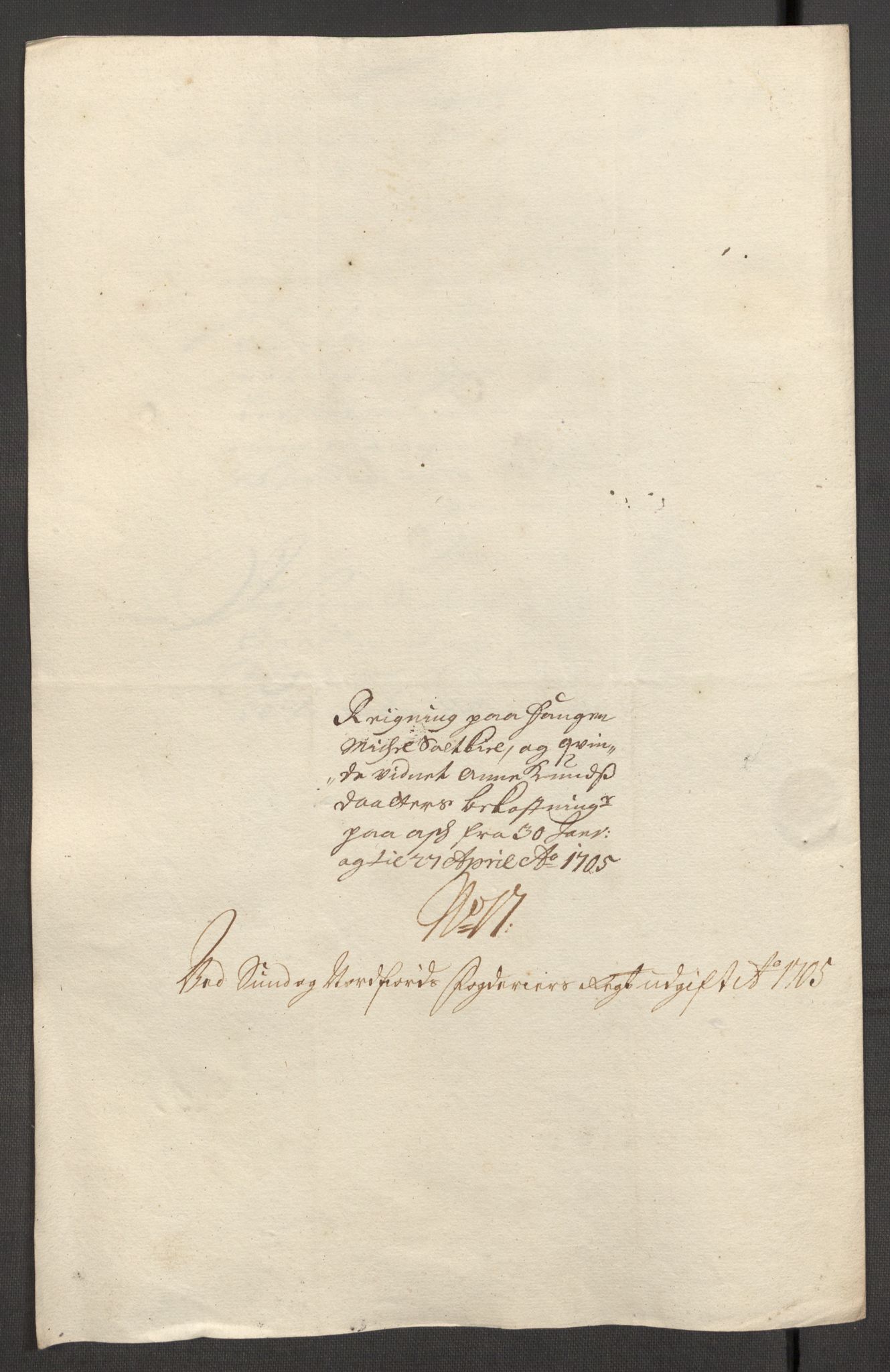 Rentekammeret inntil 1814, Reviderte regnskaper, Fogderegnskap, RA/EA-4092/R53/L3429: Fogderegnskap Sunn- og Nordfjord, 1705, p. 240