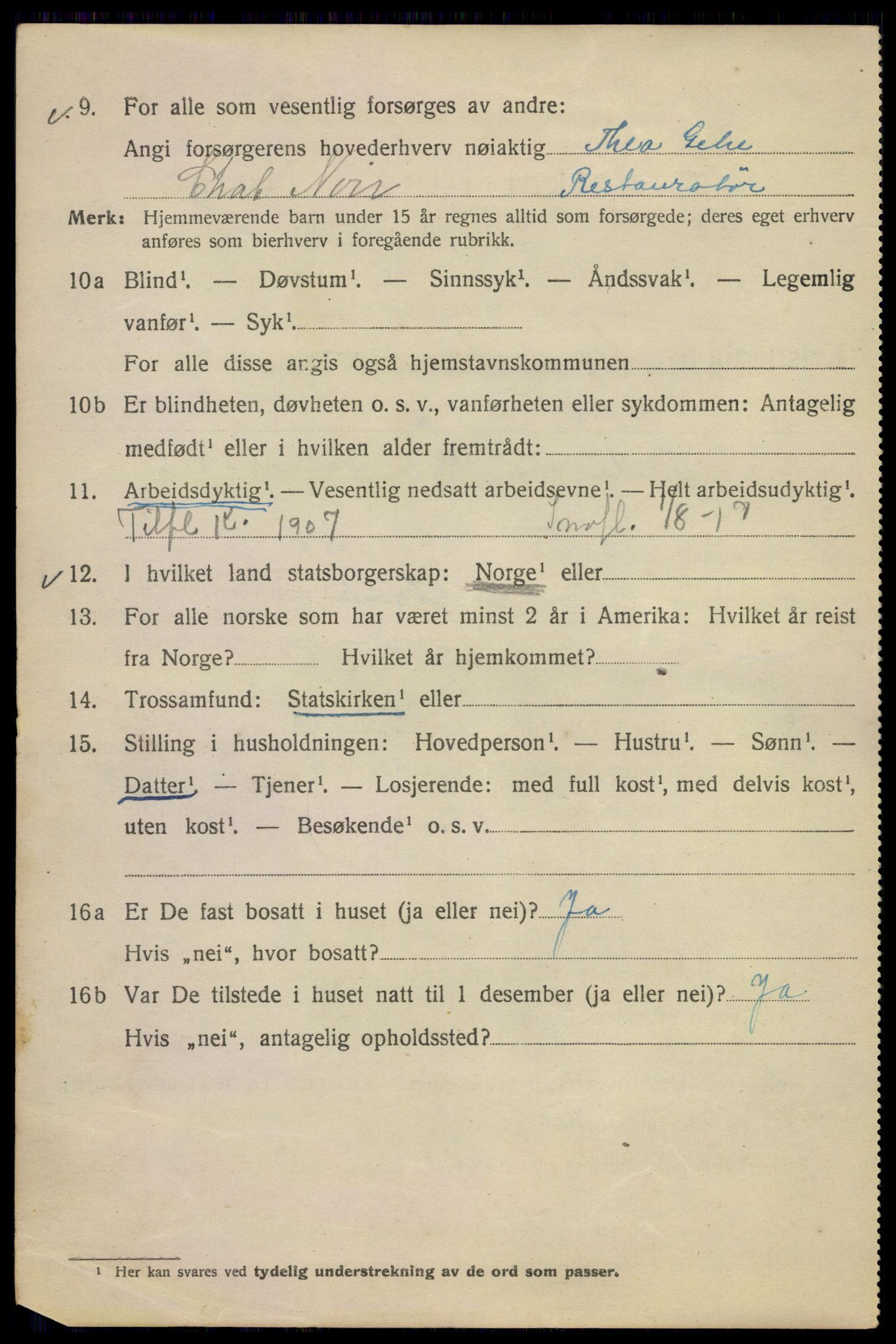 SAO, 1920 census for Kristiania, 1920, p. 617164