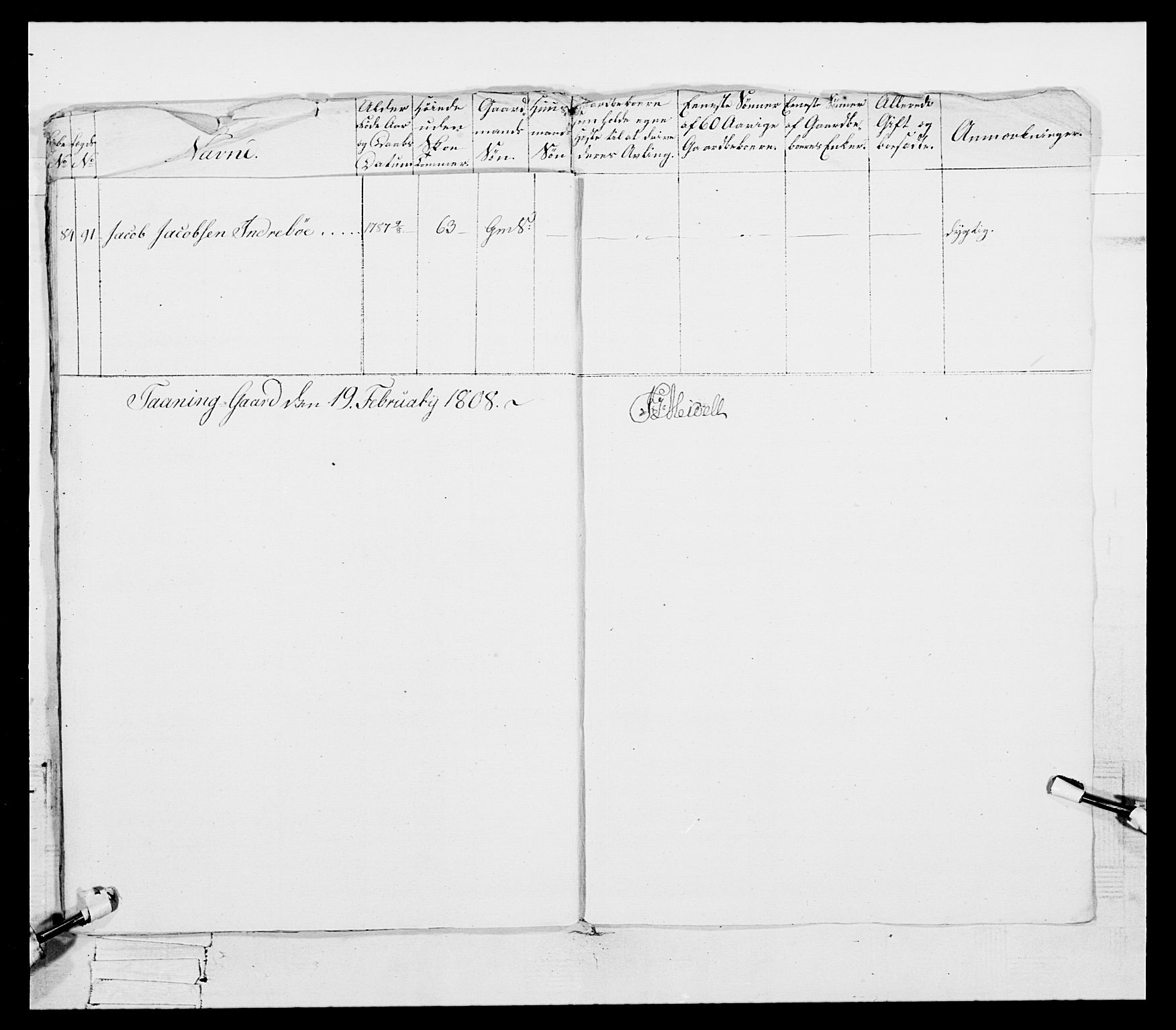 Generalitets- og kommissariatskollegiet, Det kongelige norske kommissariatskollegium, AV/RA-EA-5420/E/Eh/L0098: Bergenhusiske nasjonale infanteriregiment, 1808, p. 121