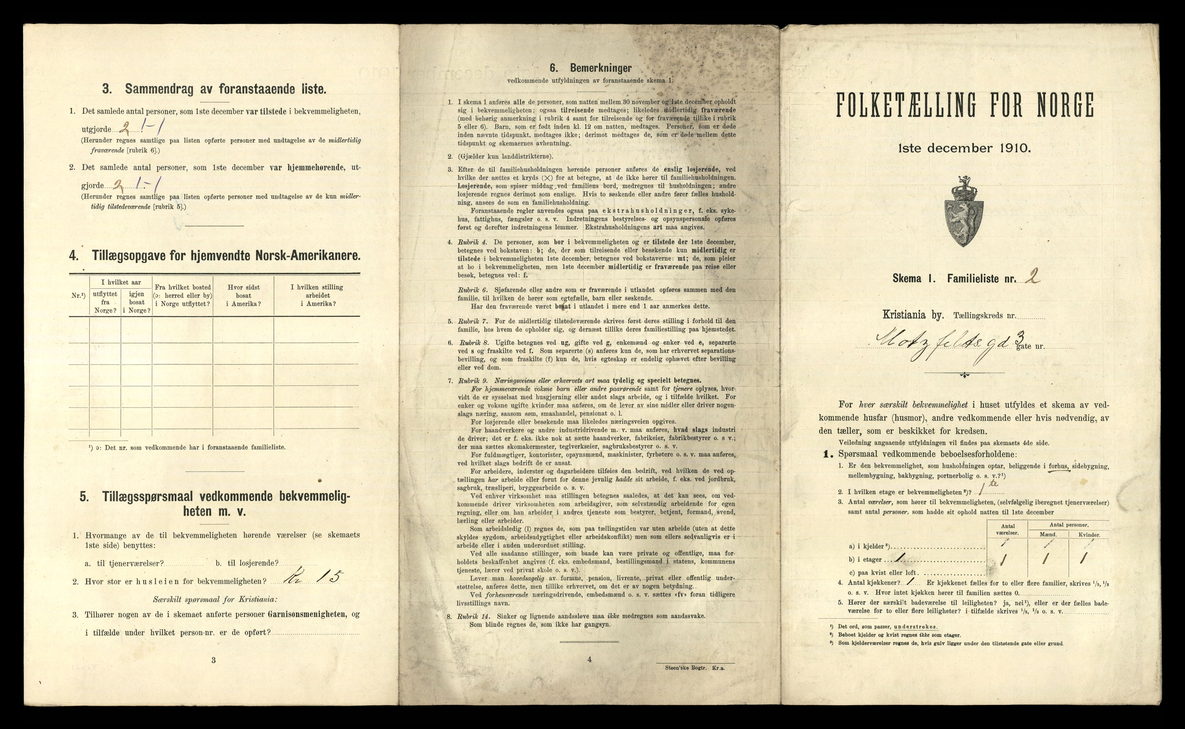 RA, 1910 census for Kristiania, 1910, p. 64225