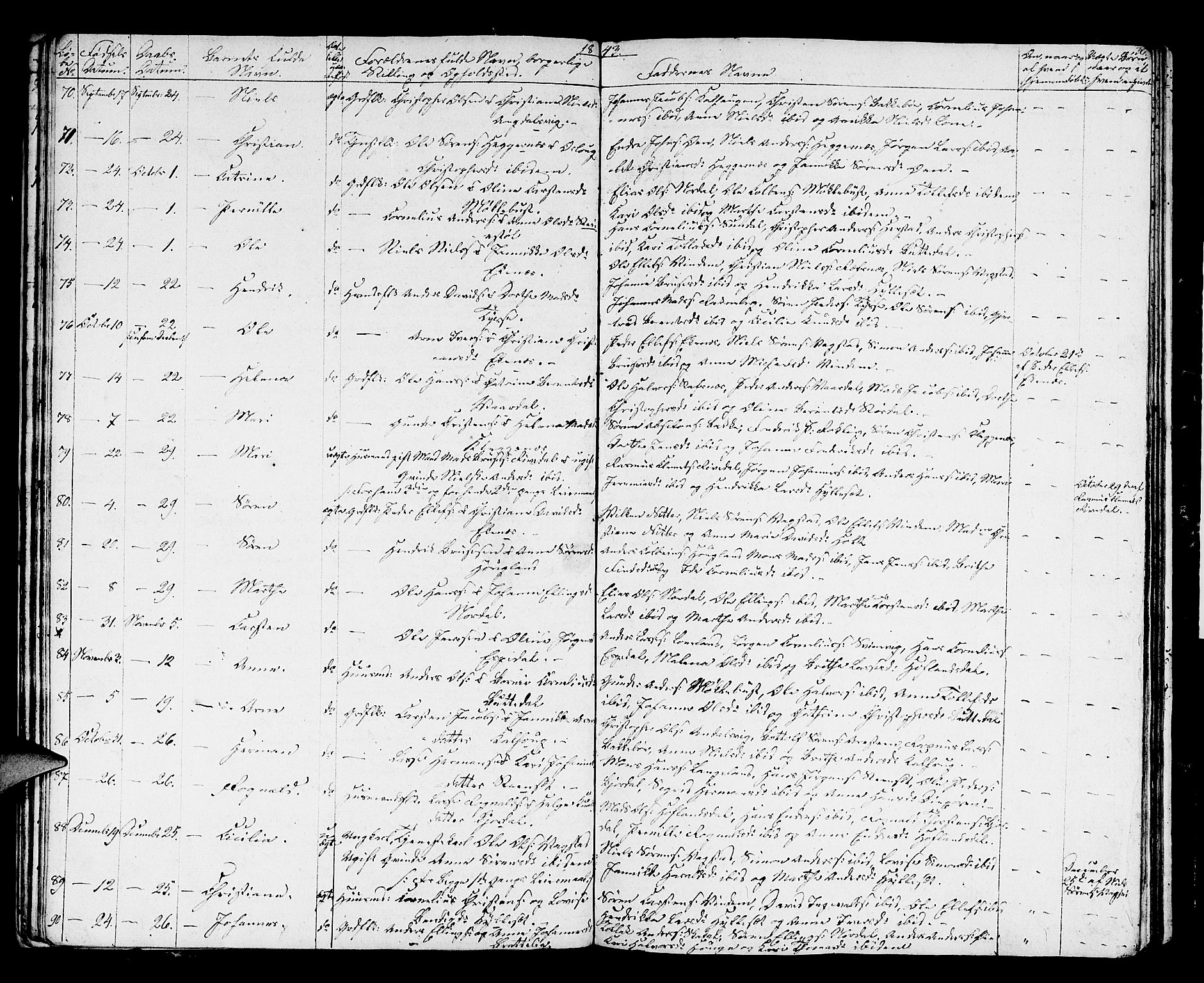 Fjaler sokneprestembete, AV/SAB-A-79801/H/Hab/Haba/L0001: Parish register (copy) no. A 1, 1836-1846, p. 36