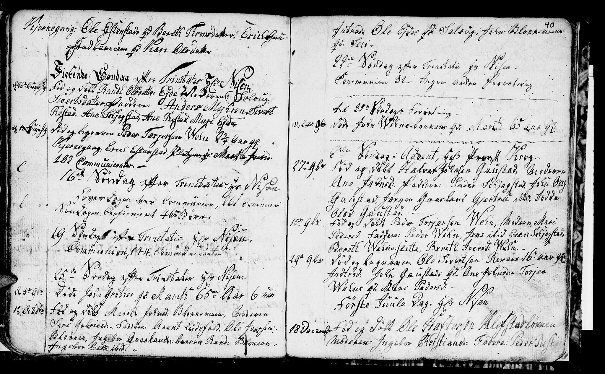 Ministerialprotokoller, klokkerbøker og fødselsregistre - Sør-Trøndelag, SAT/A-1456/694/L1129: Parish register (copy) no. 694C01, 1793-1815, p. 40a