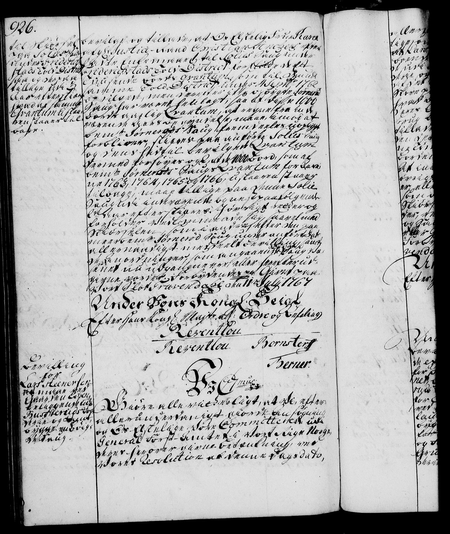 Rentekammeret, Kammerkanselliet, AV/RA-EA-3111/G/Gg/Gga/L0007: Norsk ekspedisjonsprotokoll med register (merket RK 53.7), 1759-1768, p. 926