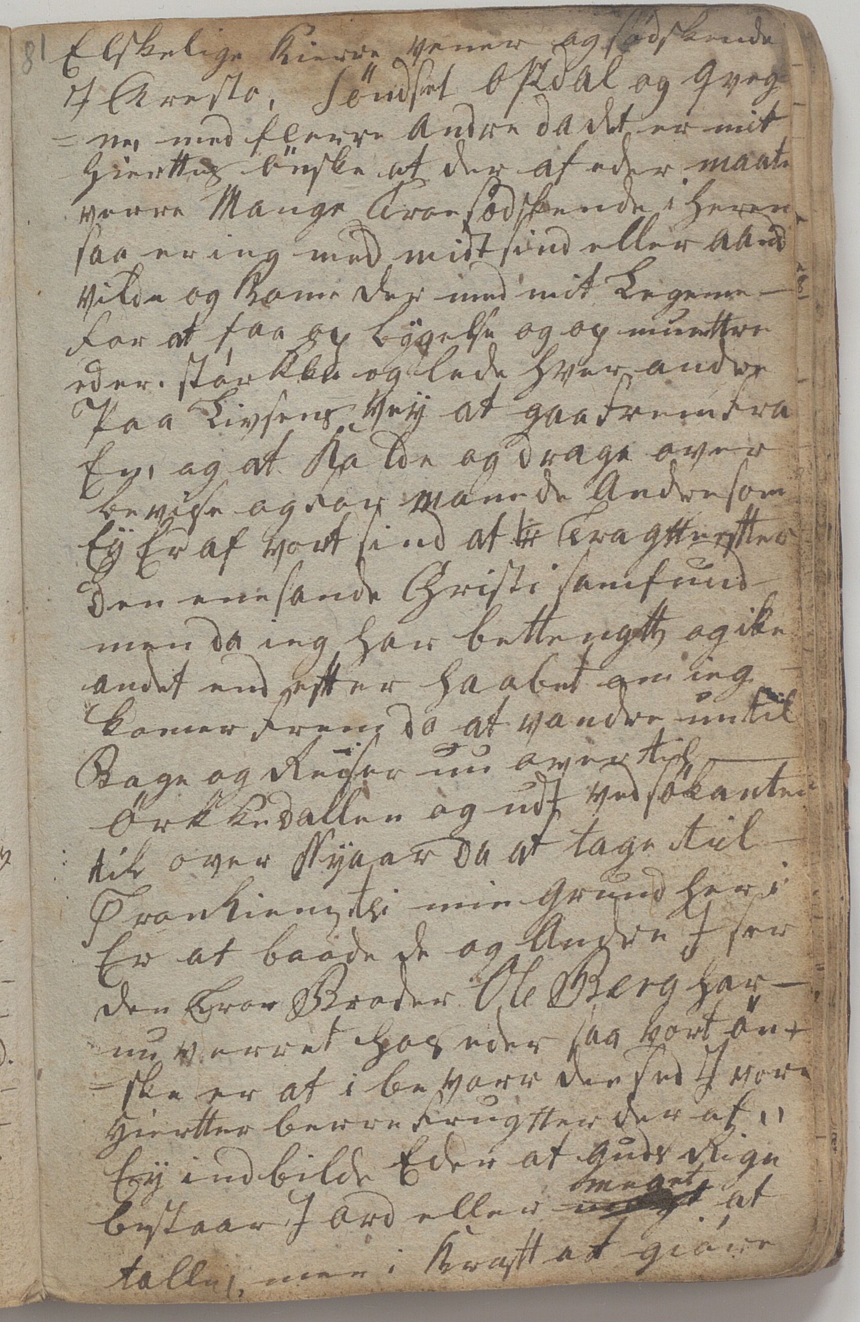 Heggtveitsamlingen, TMF/A-1007/H/L0045/0005: Brev, kopibøker, biografiske opptegnelser etc. / "Bøasæter", 1800-1820, p. 81