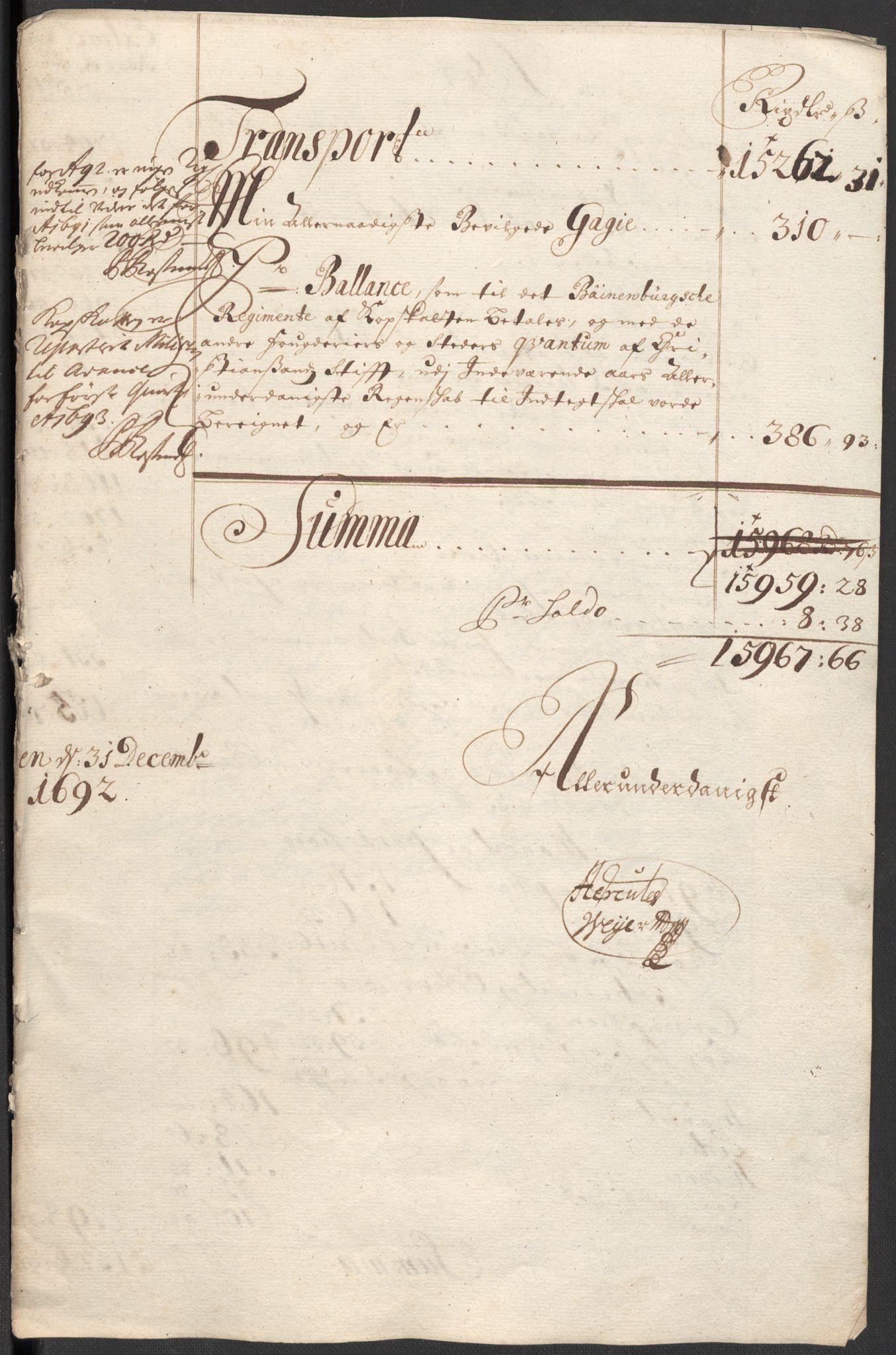 Rentekammeret inntil 1814, Reviderte regnskaper, Fogderegnskap, AV/RA-EA-4092/R35/L2089: Fogderegnskap Øvre og Nedre Telemark, 1690-1692, p. 18