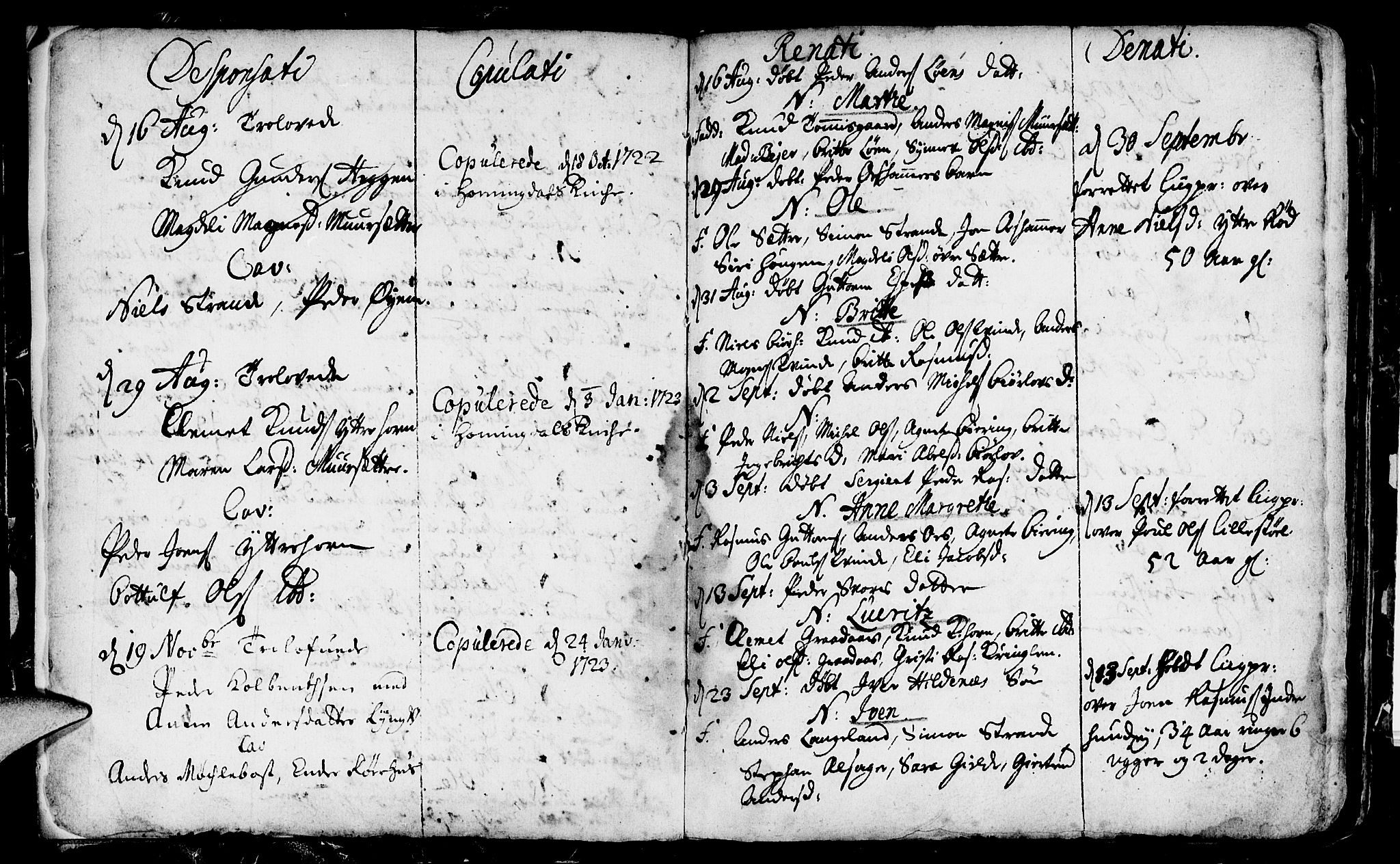 Eid sokneprestembete, AV/SAB-A-82301/H/Haa/Haaa/L0001: Parish register (official) no. A 1, 1722-1740, p. 6