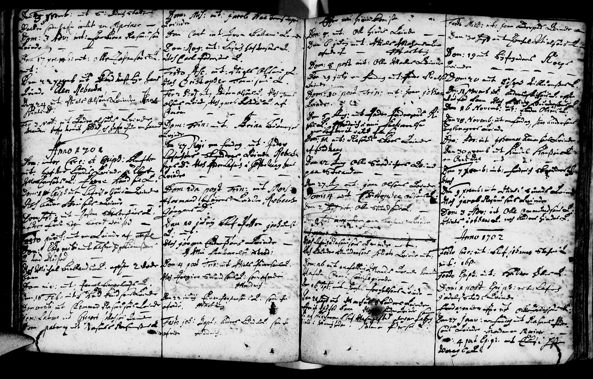 Domkirken sokneprestkontor, AV/SAST-A-101812/001/30/30BA/L0001: Parish register (official) no. A 1 /1, 1688-1727