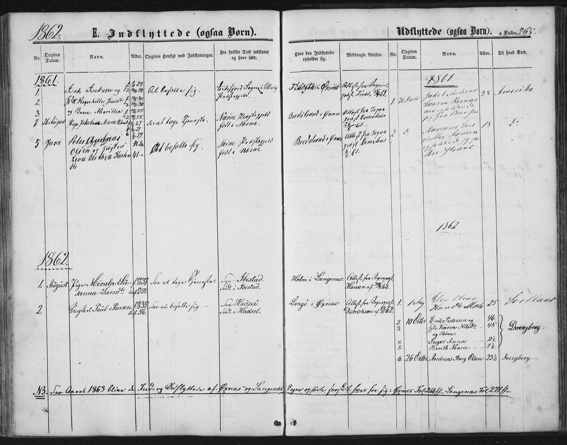 Ministerialprotokoller, klokkerbøker og fødselsregistre - Nordland, SAT/A-1459/893/L1333: Parish register (official) no. 893A06, 1858-1866, p. 265