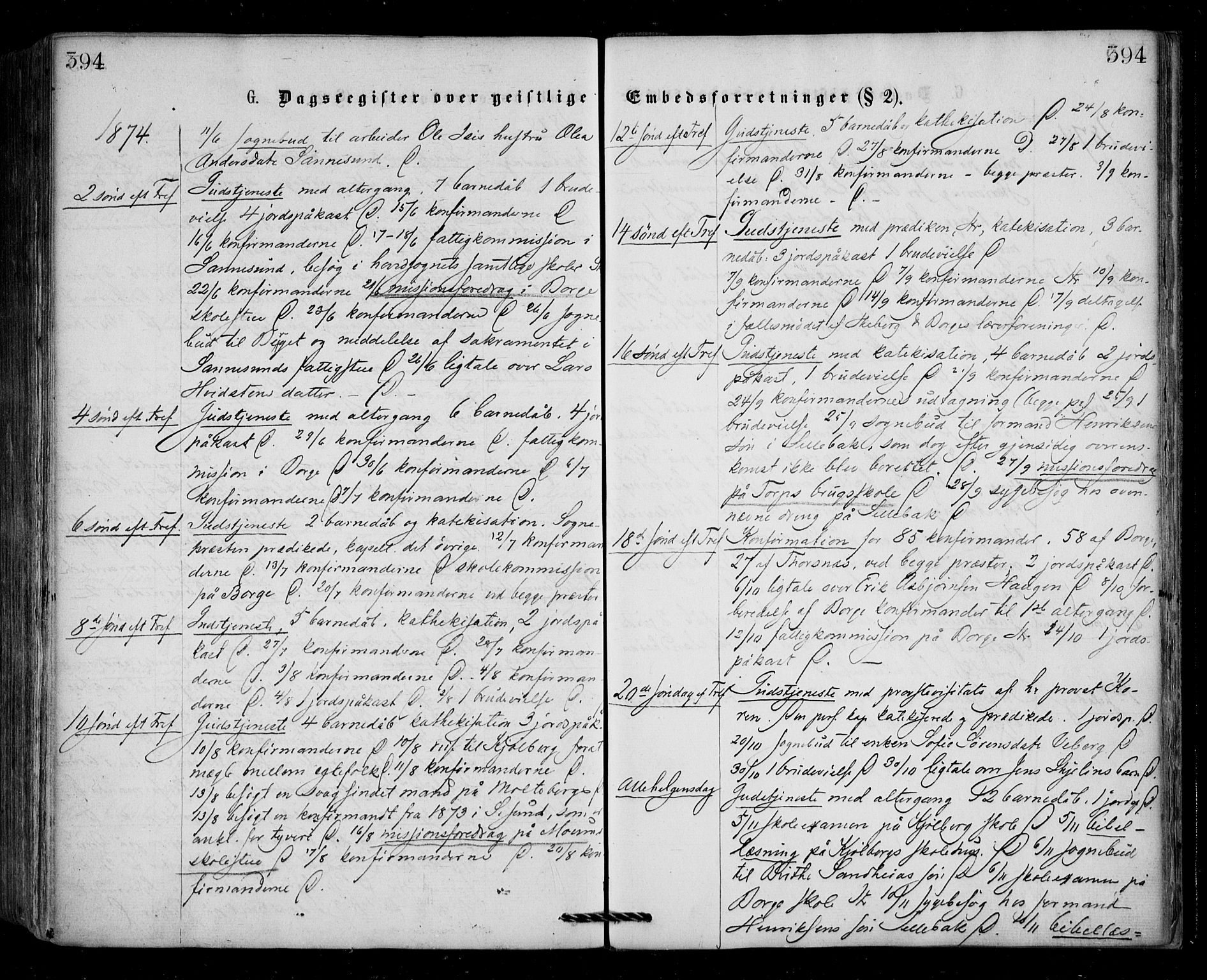 Borge prestekontor Kirkebøker, AV/SAO-A-10903/F/Fa/L0006: Parish register (official) no. I 6, 1861-1874, p. 394