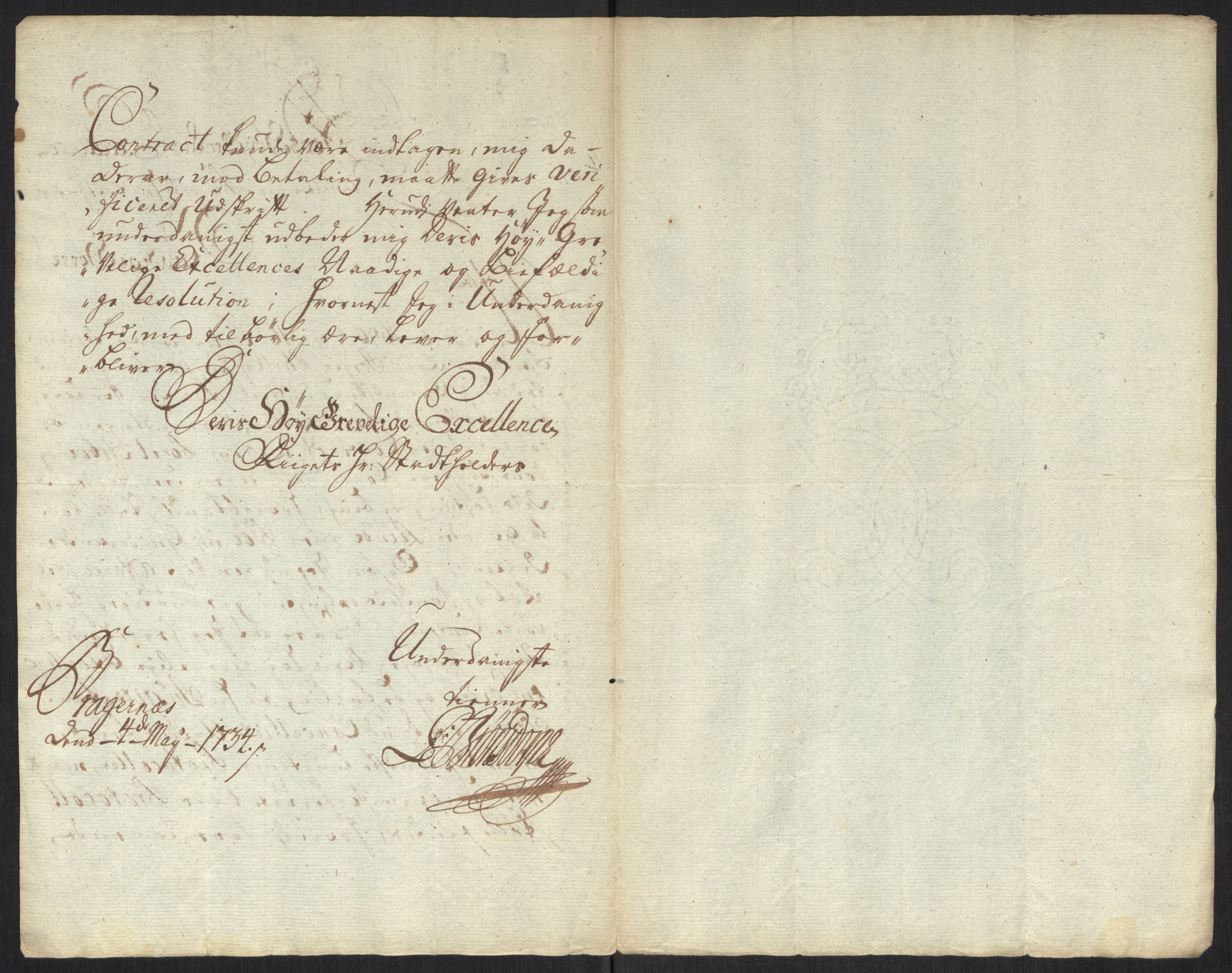 Stattholderembetet 1572-1771, AV/RA-EA-2870/Ef/L0107: Brev fra embetsmenn og andre, 1733-1734, p. 242