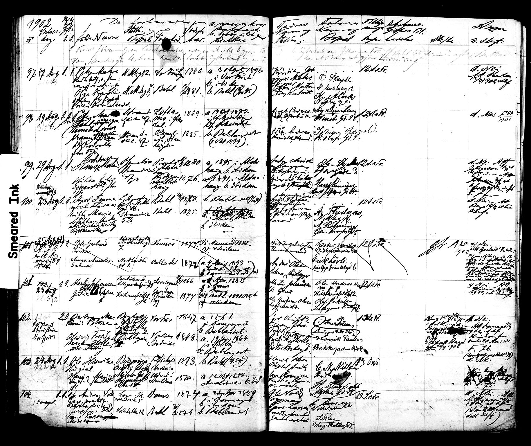 Ministerialprotokoller, klokkerbøker og fødselsregistre - Sør-Trøndelag, AV/SAT-A-1456/604/L0192: Parish register (official) no. 604A13, 1901-1906