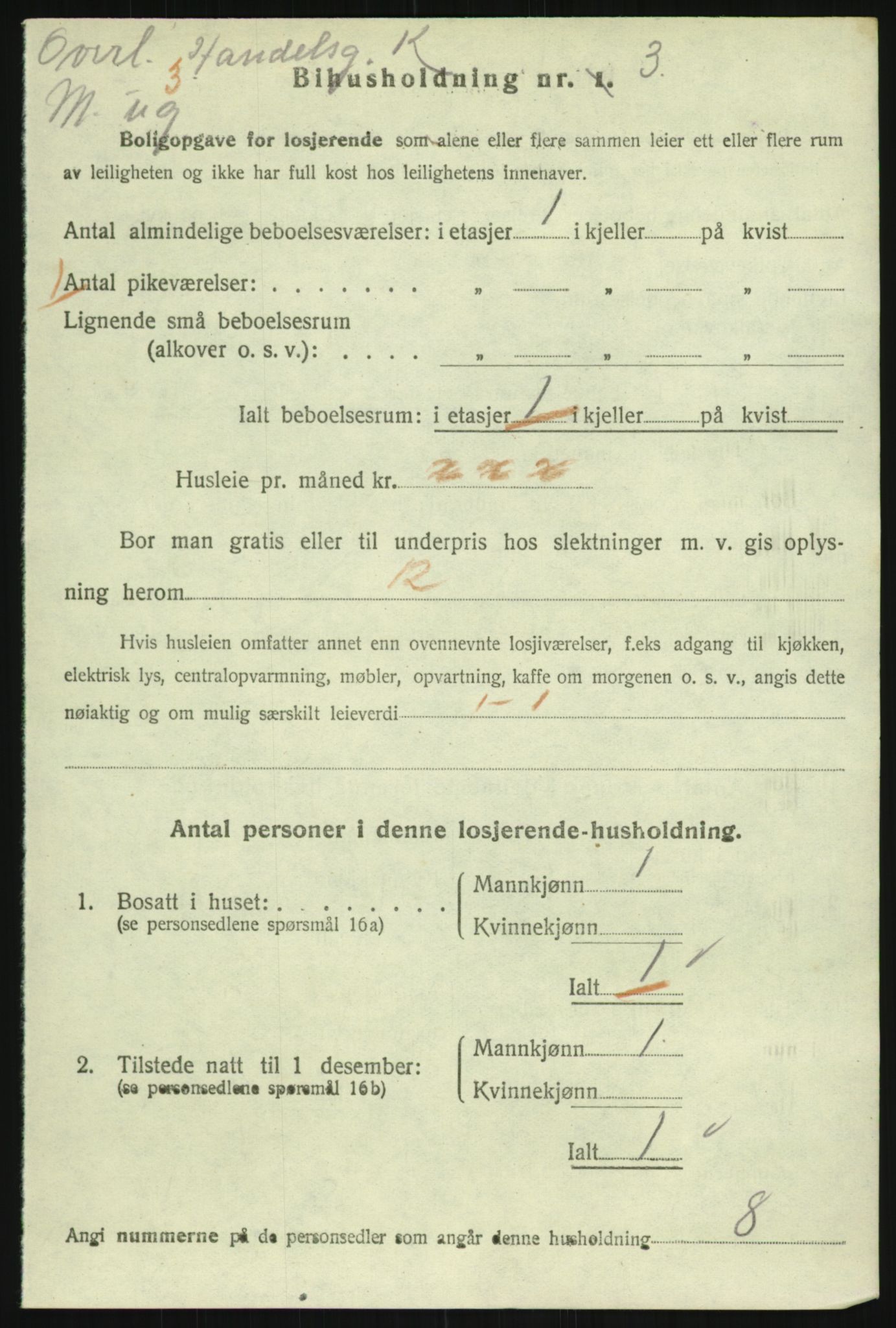 SAO, 1920 census for Kristiania, 1920, p. 45568