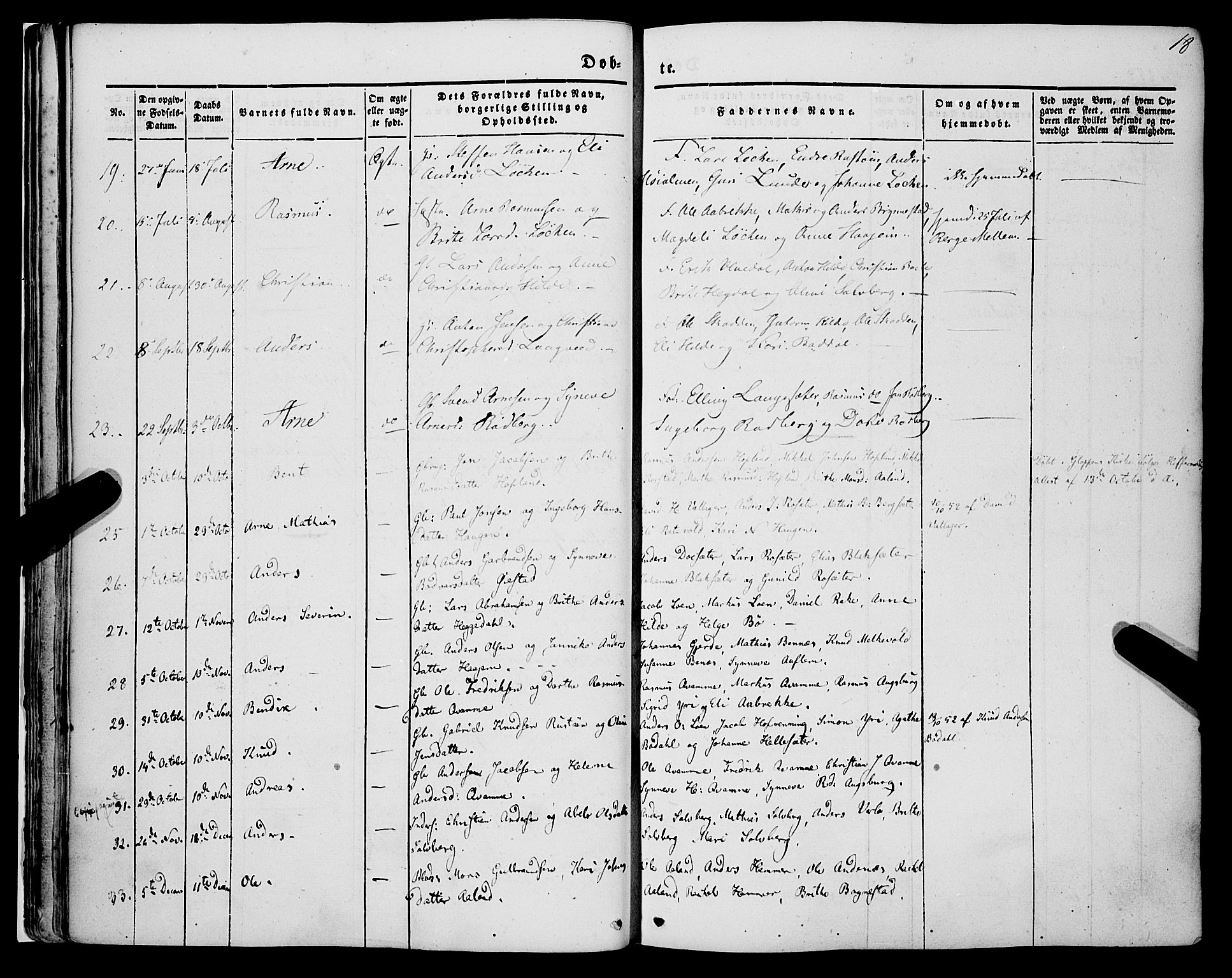 Innvik sokneprestembete, AV/SAB-A-80501: Parish register (official) no. A 5, 1847-1865, p. 18