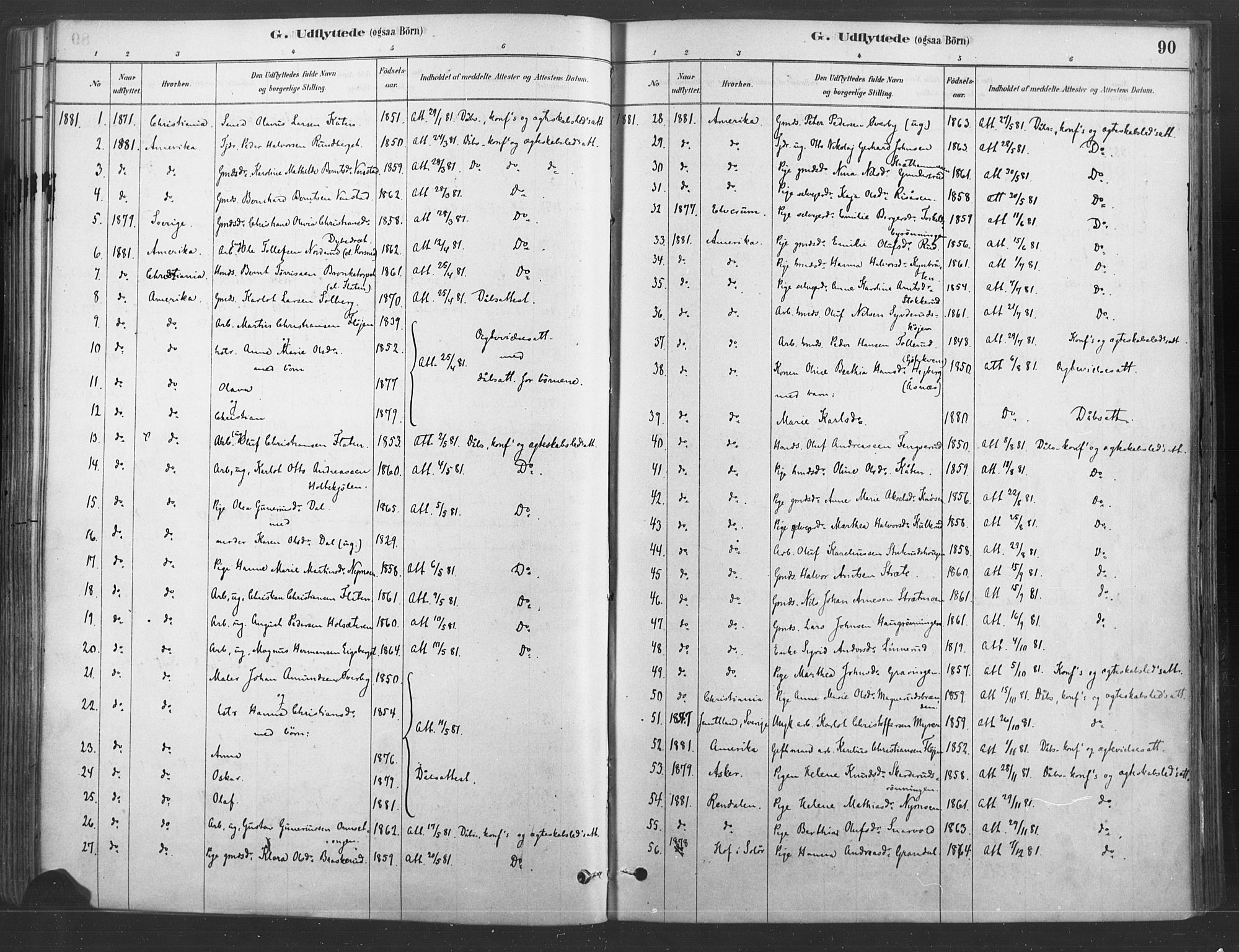 Våler prestekontor, Hedmark, AV/SAH-PREST-040/H/Ha/Haa/L0004: Parish register (official) no. 4, 1879-1893, p. 90