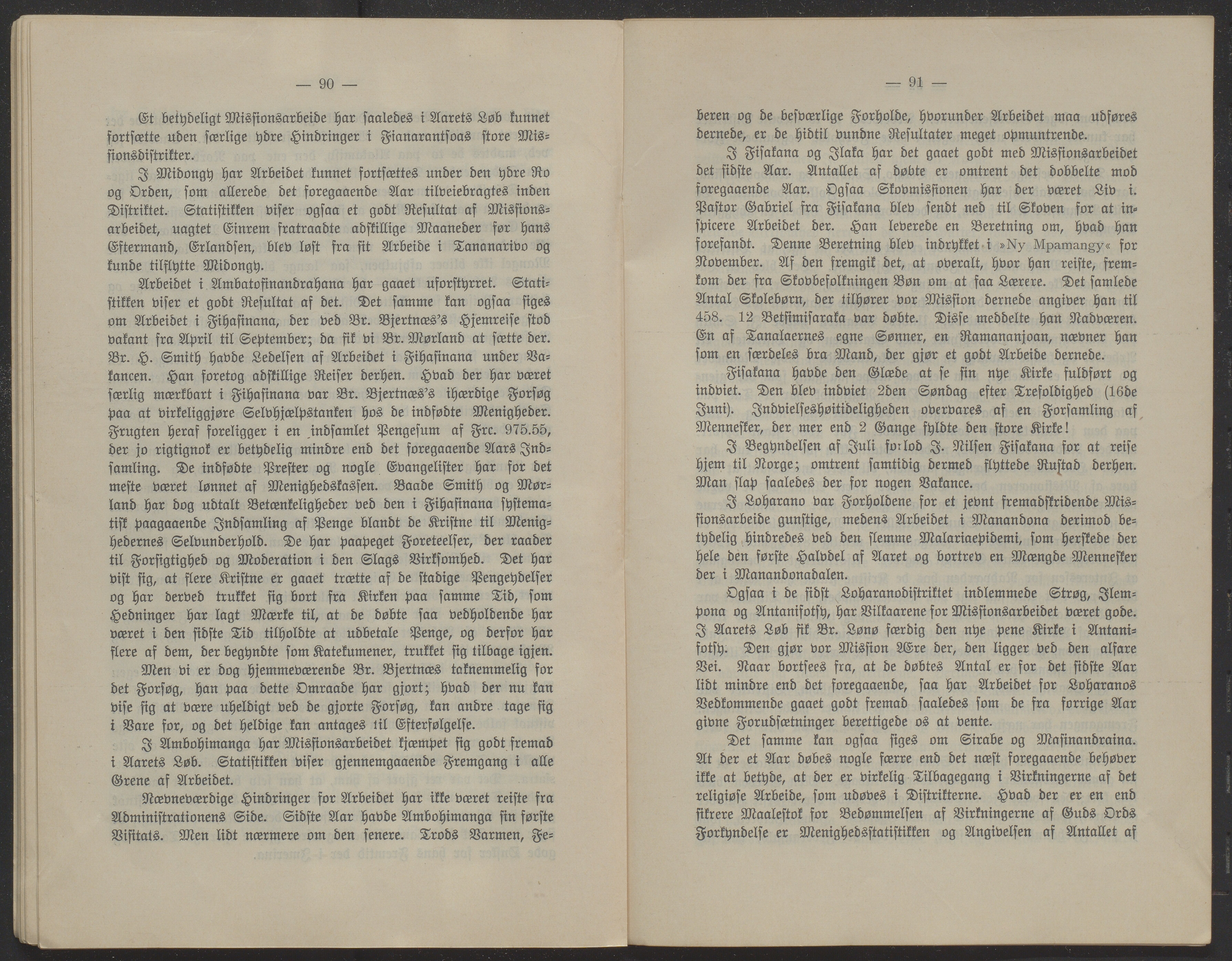 Det Norske Misjonsselskap - hovedadministrasjonen, VID/MA-A-1045/D/Db/Dba/L0340/0002: Beretninger, Bøker, Skrifter o.l   / Årsberetninger. Heftet. 60. , 1901, p. 90-91