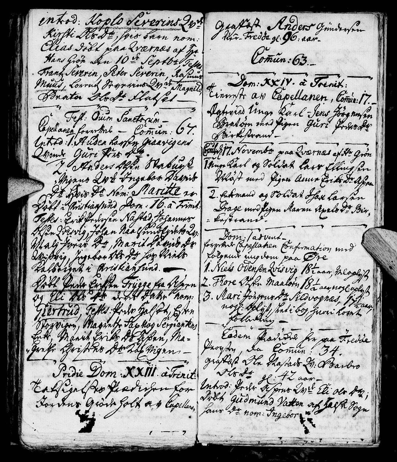 Ministerialprotokoller, klokkerbøker og fødselsregistre - Møre og Romsdal, AV/SAT-A-1454/573/L0871: Parish register (official) no. 573A01, 1732-1754