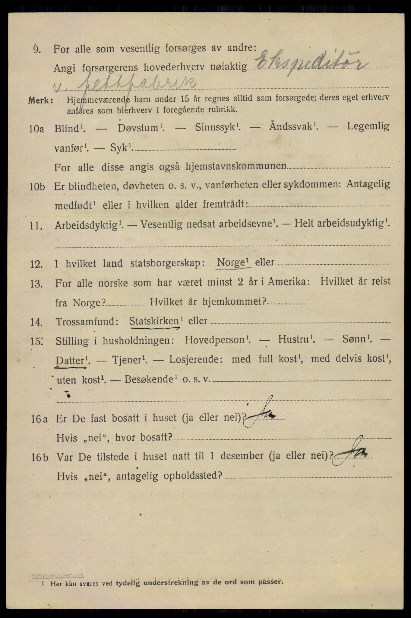 SAO, 1920 census for Fredrikstad, 1920, p. 11458