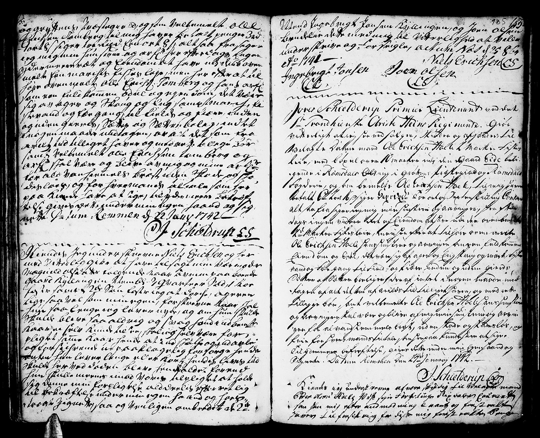 Romsdal sorenskriveri, SAT/A-4149/1/2/2C/L0002: Mortgage book no. 2, 1731-1745, p. 185
