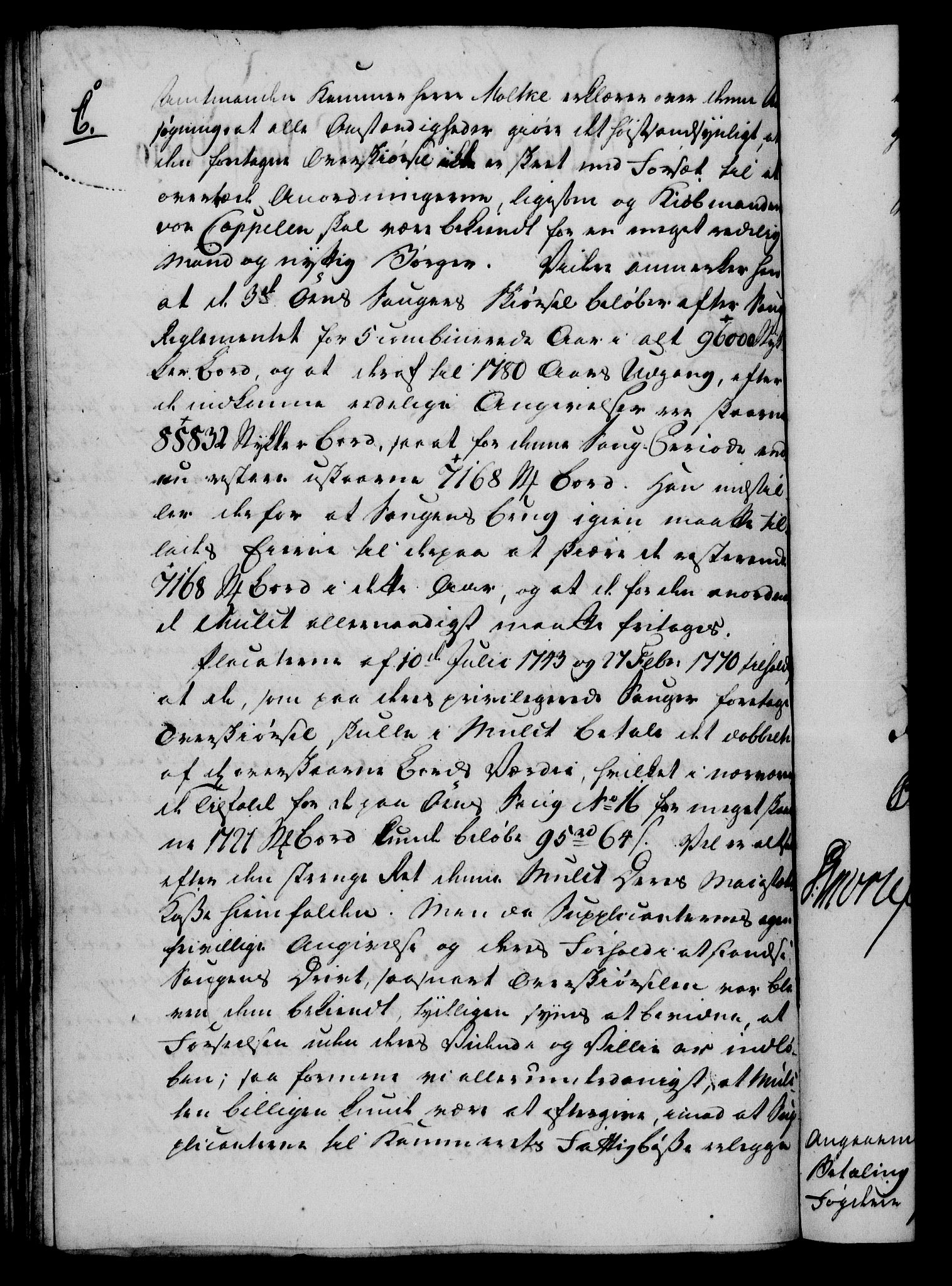 Rentekammeret, Kammerkanselliet, RA/EA-3111/G/Gf/Gfa/L0065: Norsk relasjons- og resolusjonsprotokoll (merket RK 52.65), 1783, p. 679