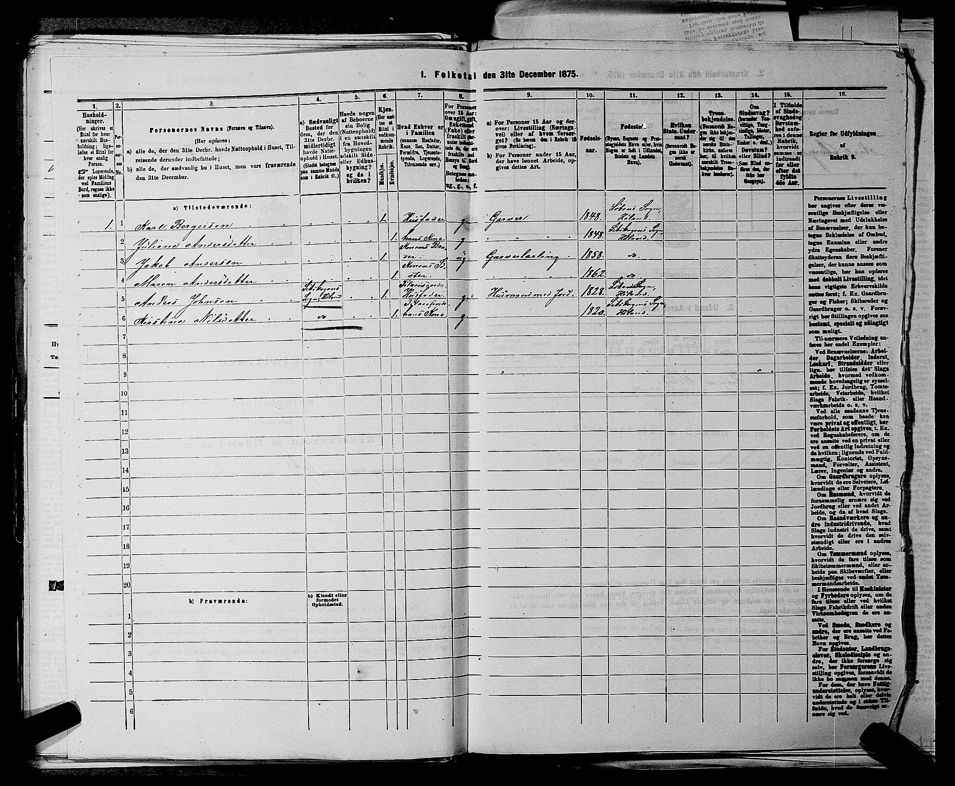 RA, 1875 census for 0221P Høland, 1875, p. 781