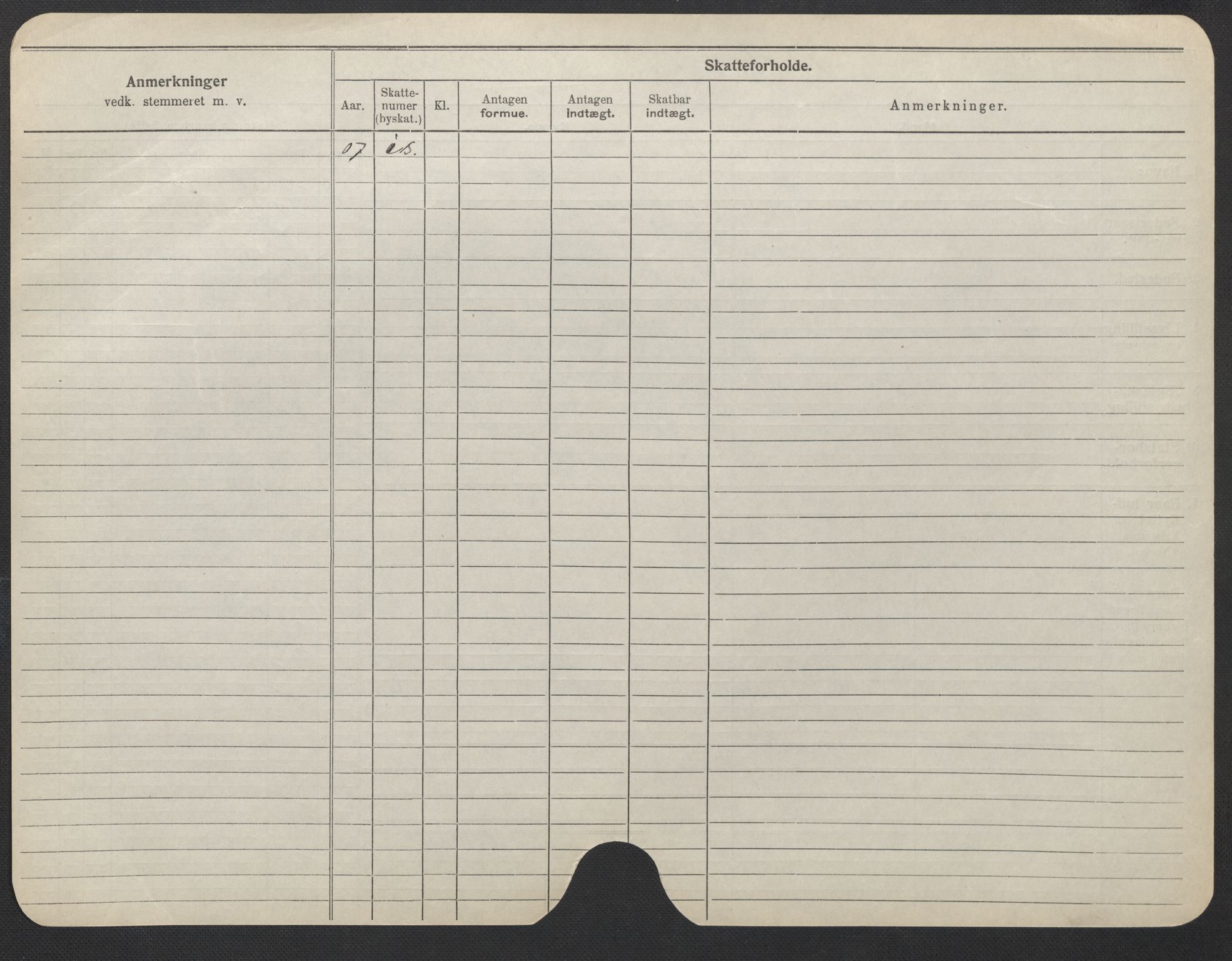 Oslo folkeregister, Registerkort, AV/SAO-A-11715/F/Fa/Fac/L0022: Kvinner, 1906-1914, p. 724b